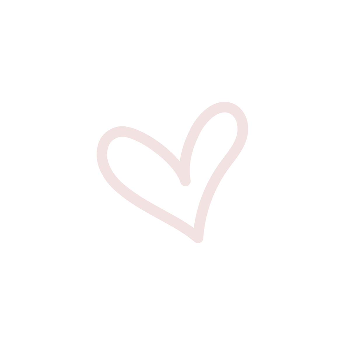 Black background with a white heart in the center.