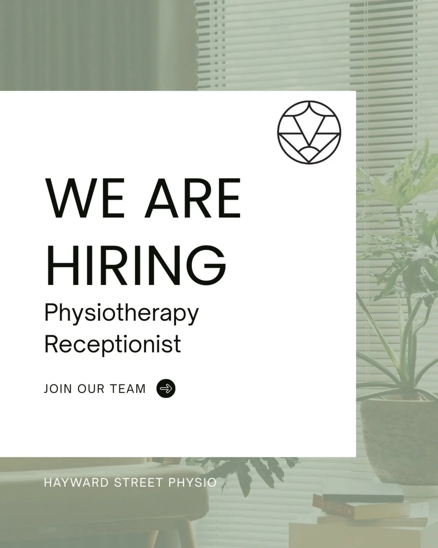 WE ARE HIRING !

Receptionist

We are seeking a friendly, organised and professional Receptionist to join our busy physiotherapy practice on a casual basis with future growth opportunities.
This role is ideal for someone who thrives in a healthcare e