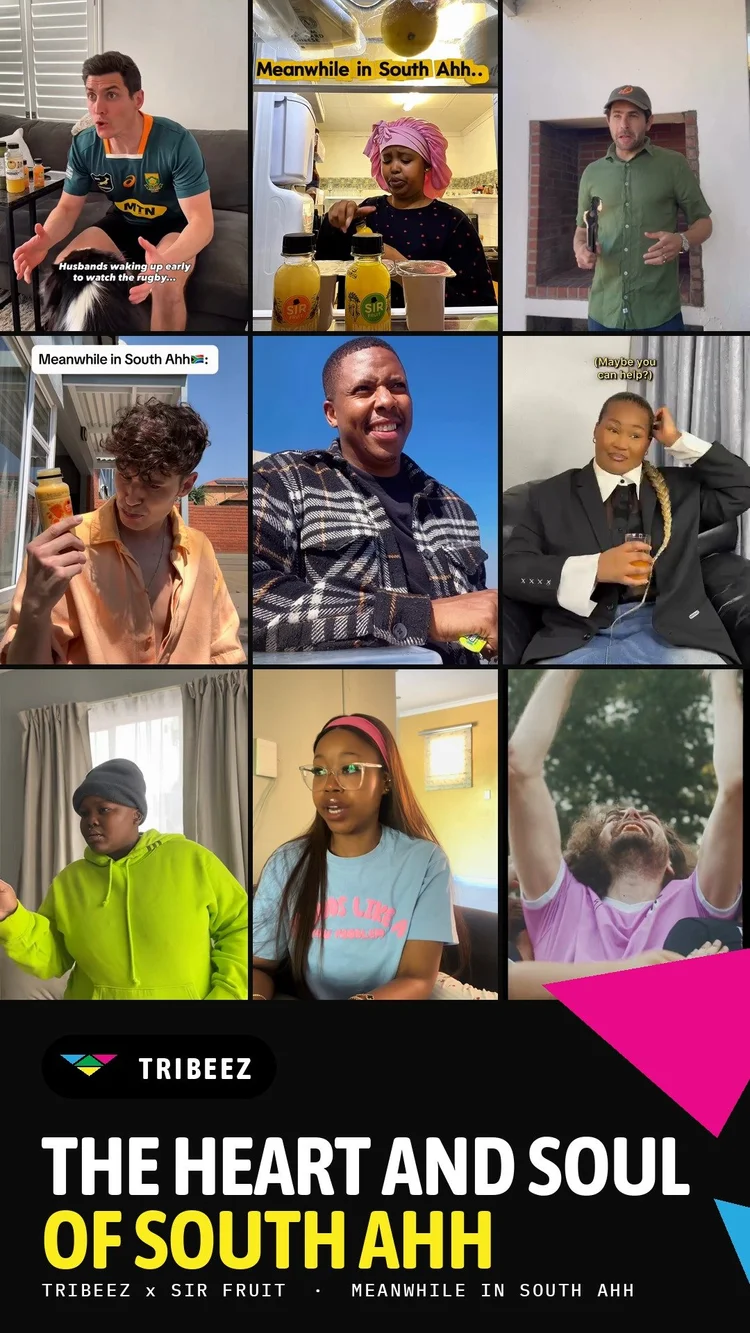 Sir Fruit Meanwhile in South Ahh creator campaign with ten South African creators