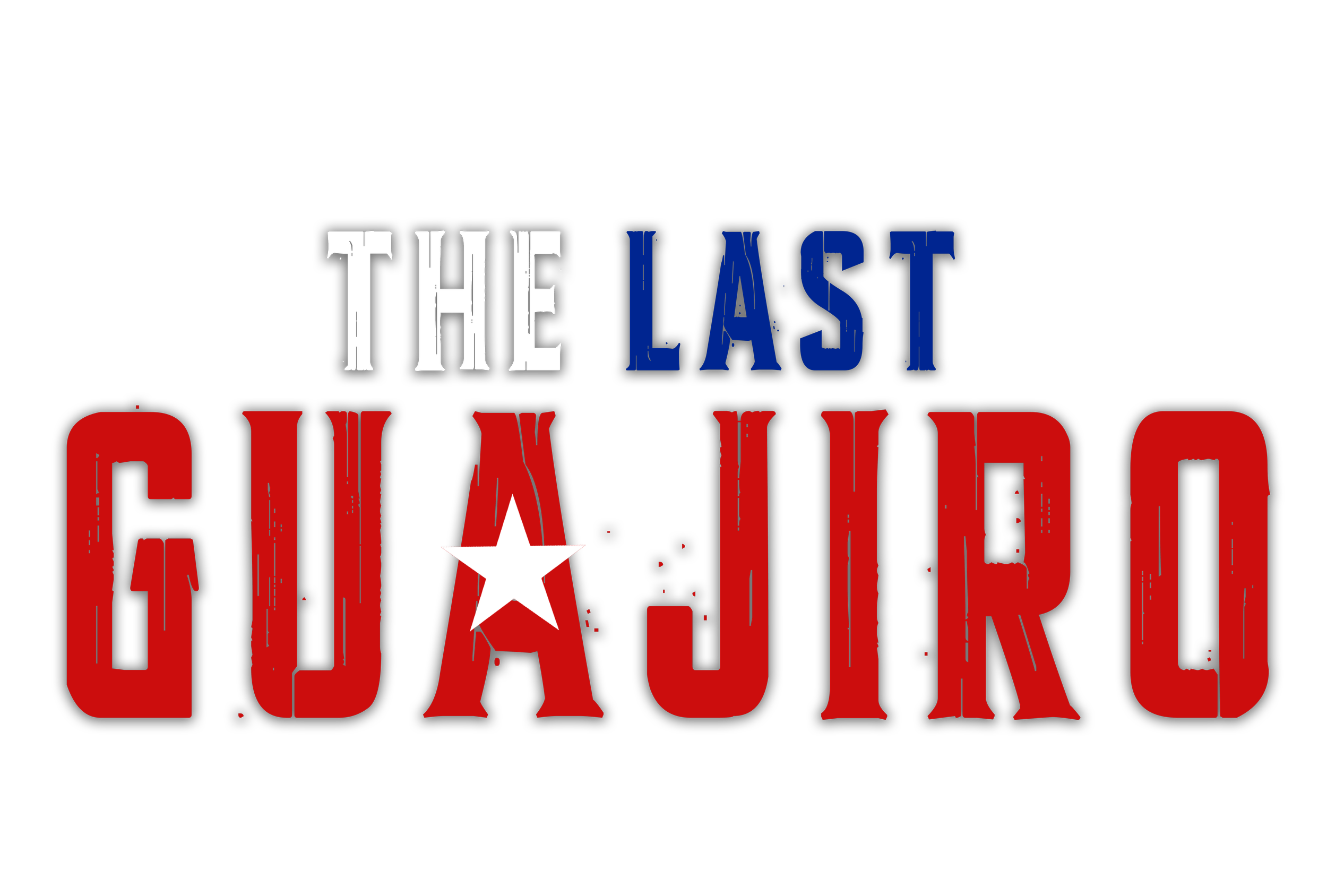 Text reads 'The Last Cowboy' with a white star on a black background, using red, white, and blue colors.