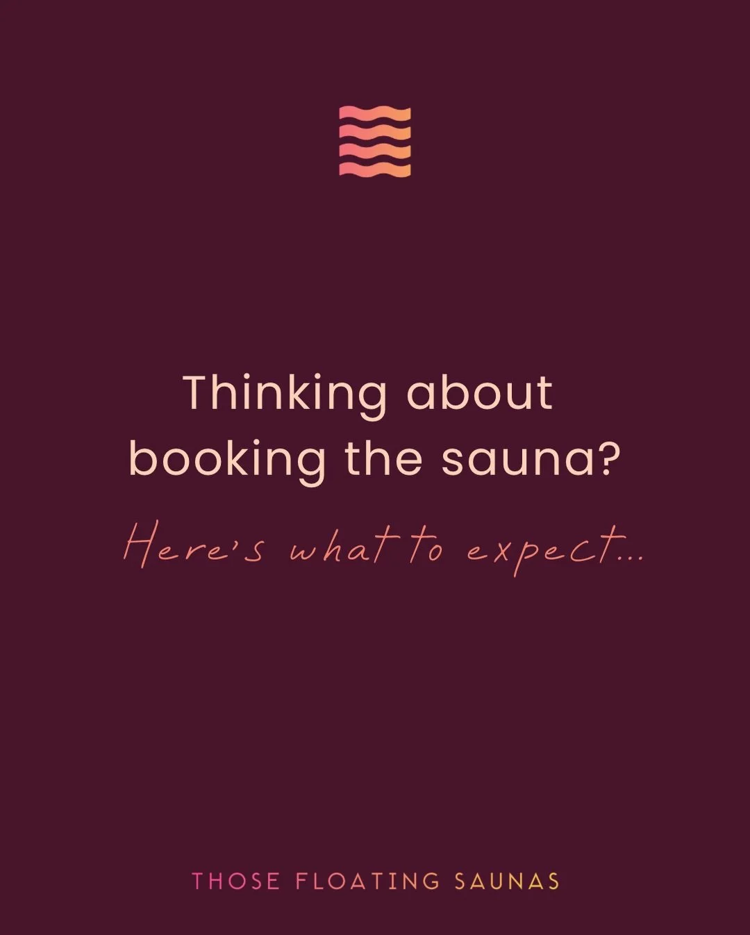 Wondering what to expect at the sauna? 👇🏽

🔥One of our team members will meet you at the gate under the tavern 

🔥We will guide you to the sauna, show you around and answer any questions you have 

🔥Hang your things up in the changing room and h
