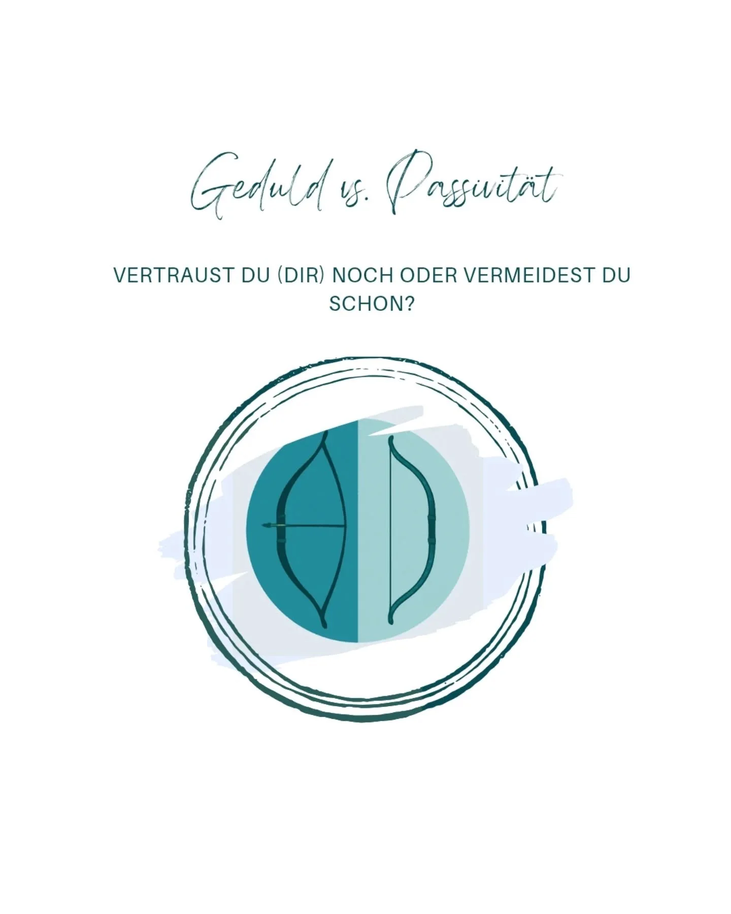 Geduld wird romantisiert. Passivit&auml;t nicht.
Beide k&ouml;nnen so aussehen, als w&uuml;rdest du nichts tun. Psychologisch unterscheiden sie sich radikal: Geduld ist bewusstes Aushalten mit Absicht. Passivit&auml;t ist Vermeidung, getarnt als &bdq