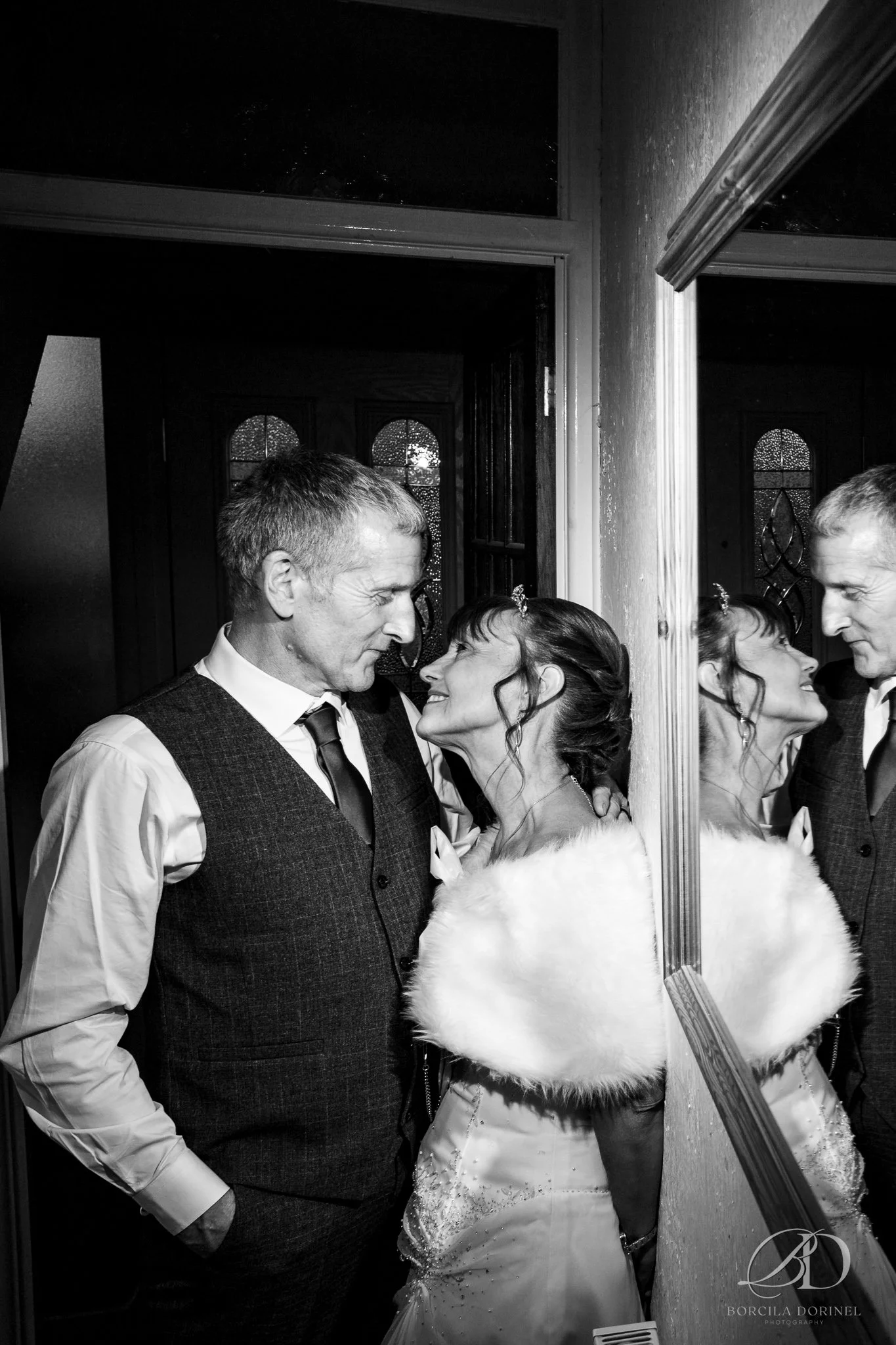 Documentary wedding photographer in Northampton capturing natural bride and groom moment