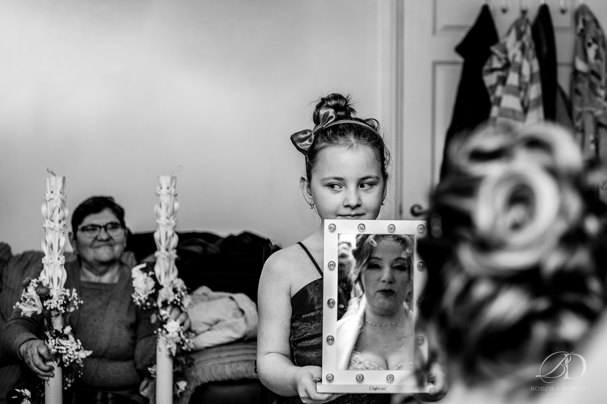 Documentary wedding photography Northamptonshire showing heartfelt family interaction
