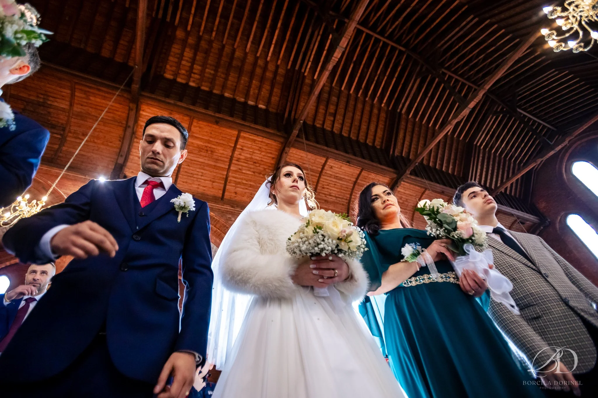 Natural wedding photography in Northamptonshire showing emotional ceremony moment
