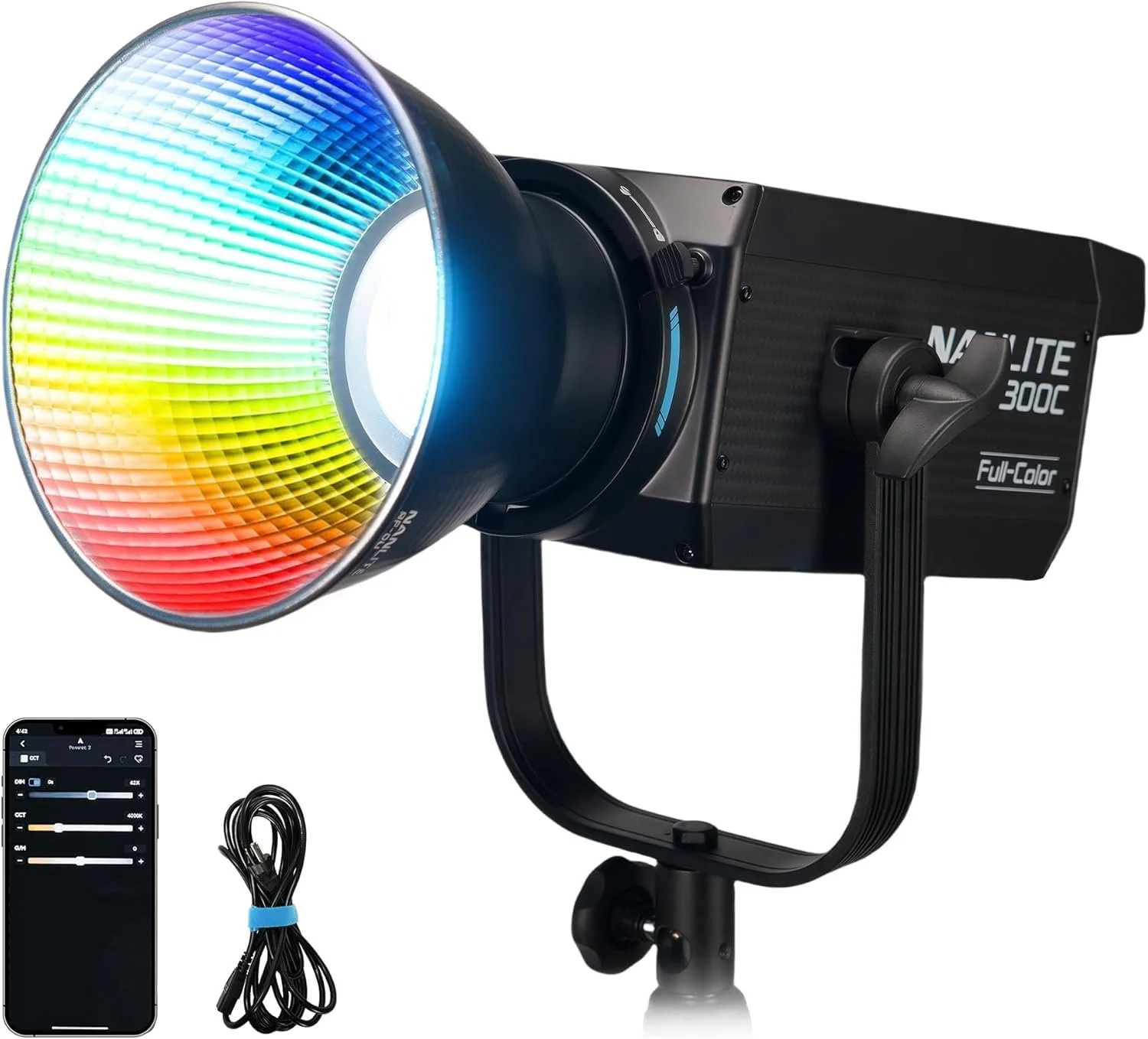 NANLITE FS-300C 300w RGB Studio Spotlight