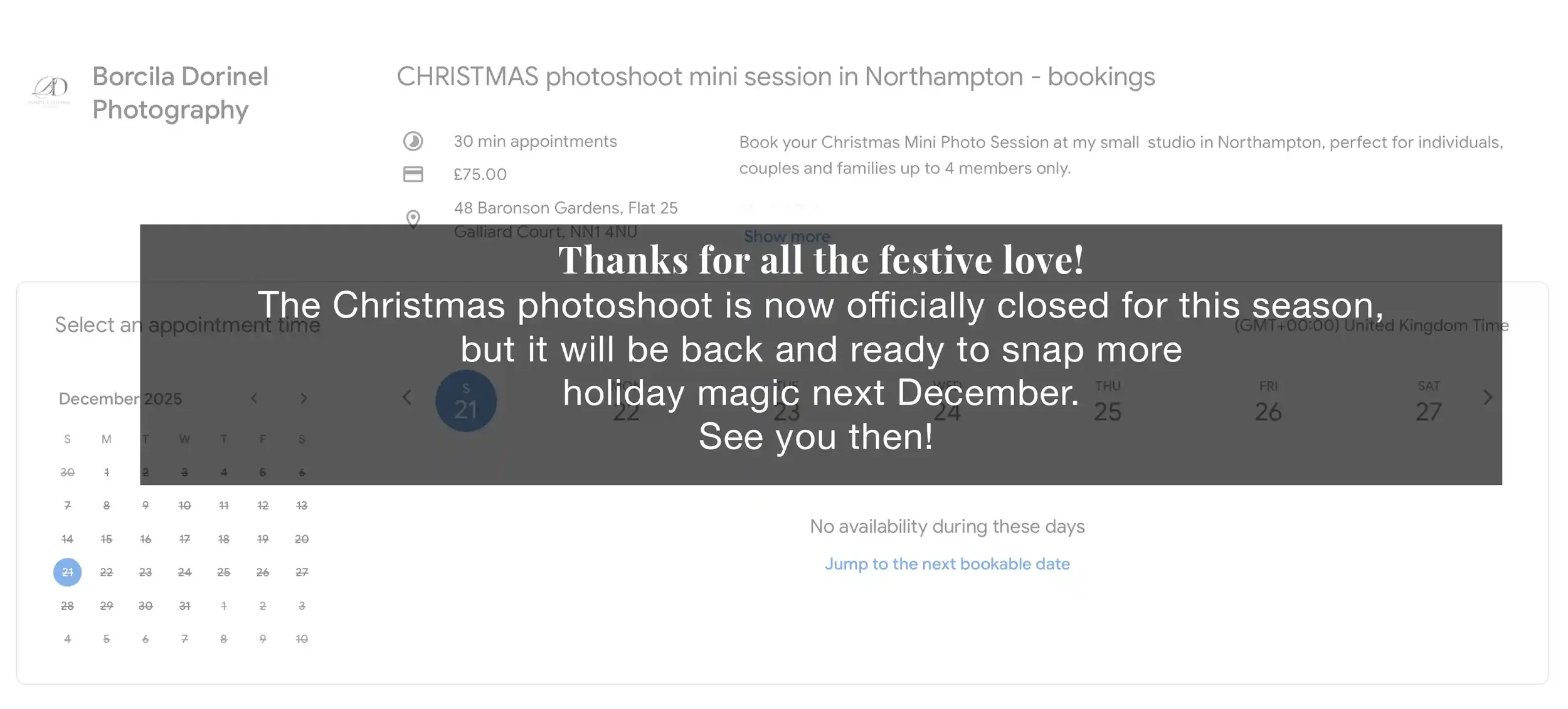 christmas-photoshoot-informational-message