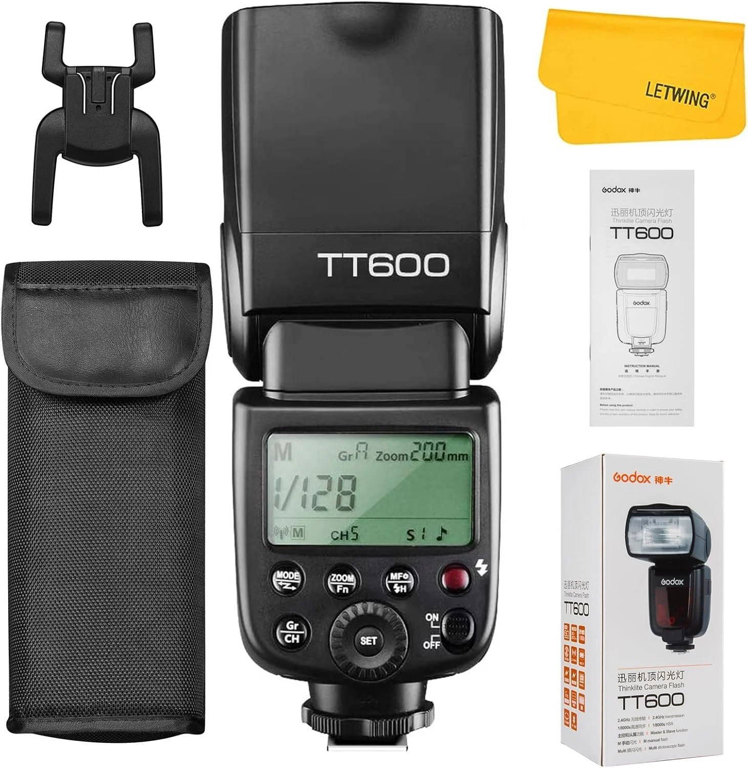 Godox TT600 2.4G Wireless Flash Speedlite