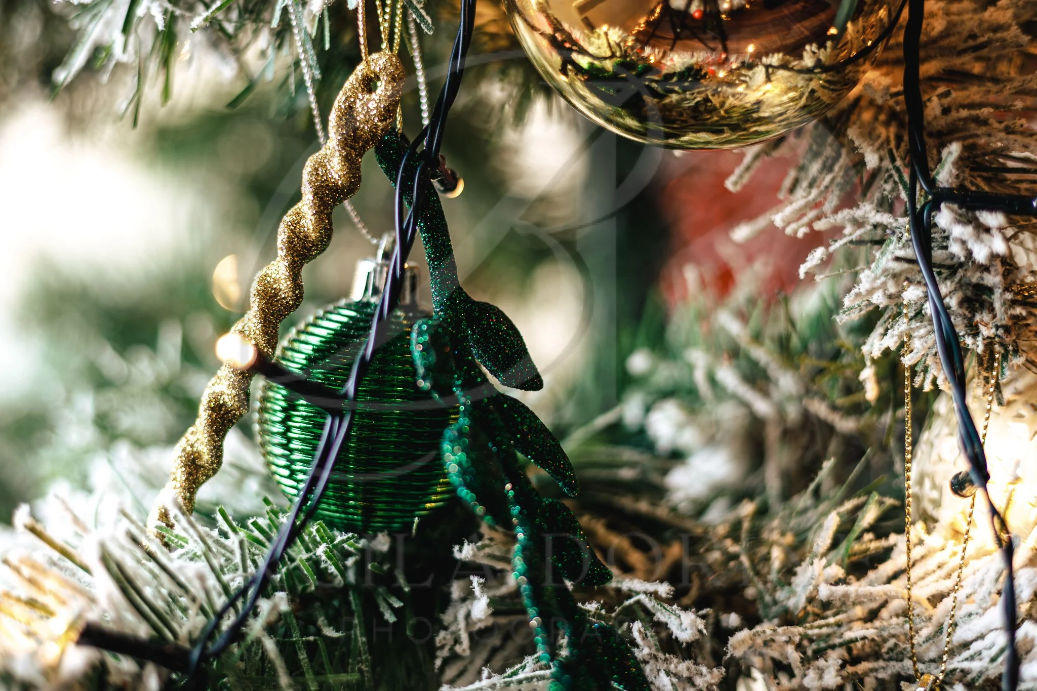 Christmas aesthetic picture with cozy winter holiday styling