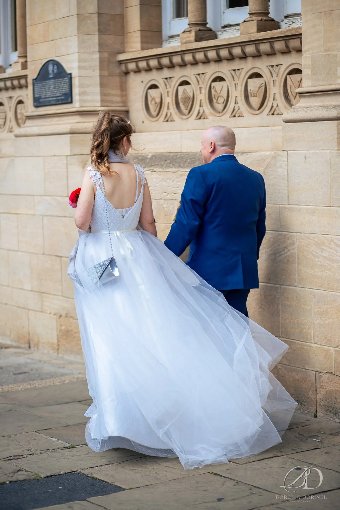 Wedding photography portfolio: newlyweds couple walking outdoor captured by borcila dorinel photography documentary wedding photographer in northampton natural storytelling for relaxed couples