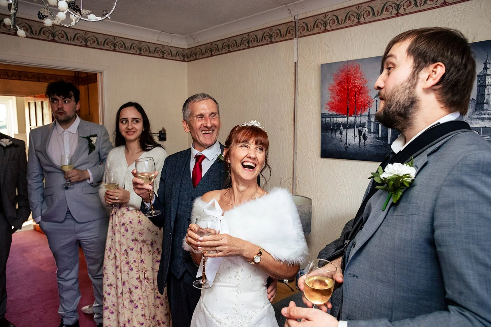 Why these images of wedding speeches and laughs matter more as the years pass
