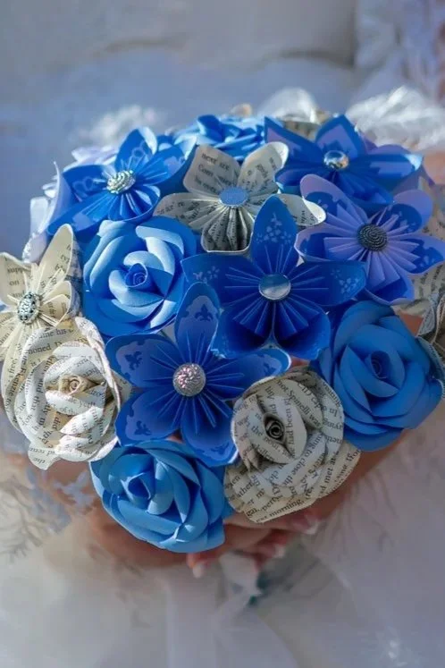 Best Wedding Photographer in Northamptonshire: Natural, Candid & Luxury Wedding bouquet blue flowers