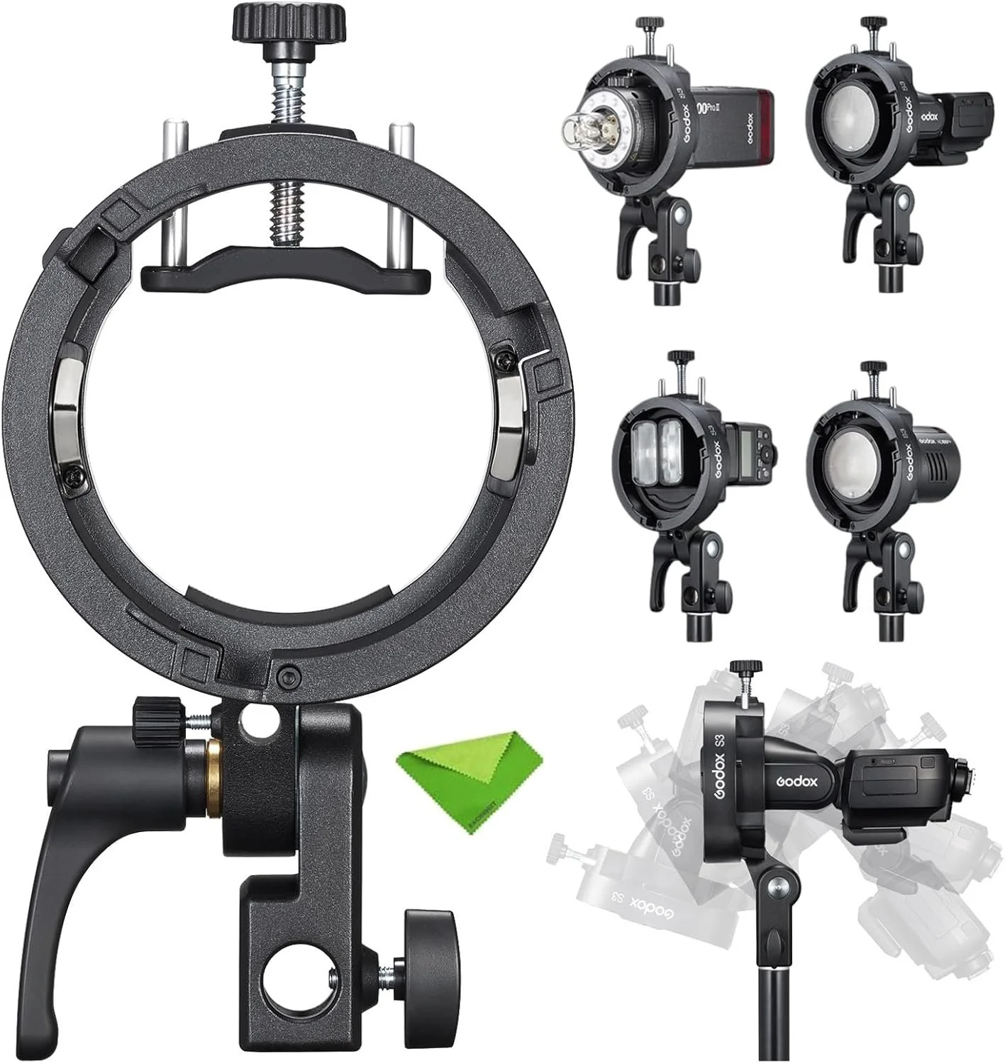 Godox S3 Speedlite Flash Bracket