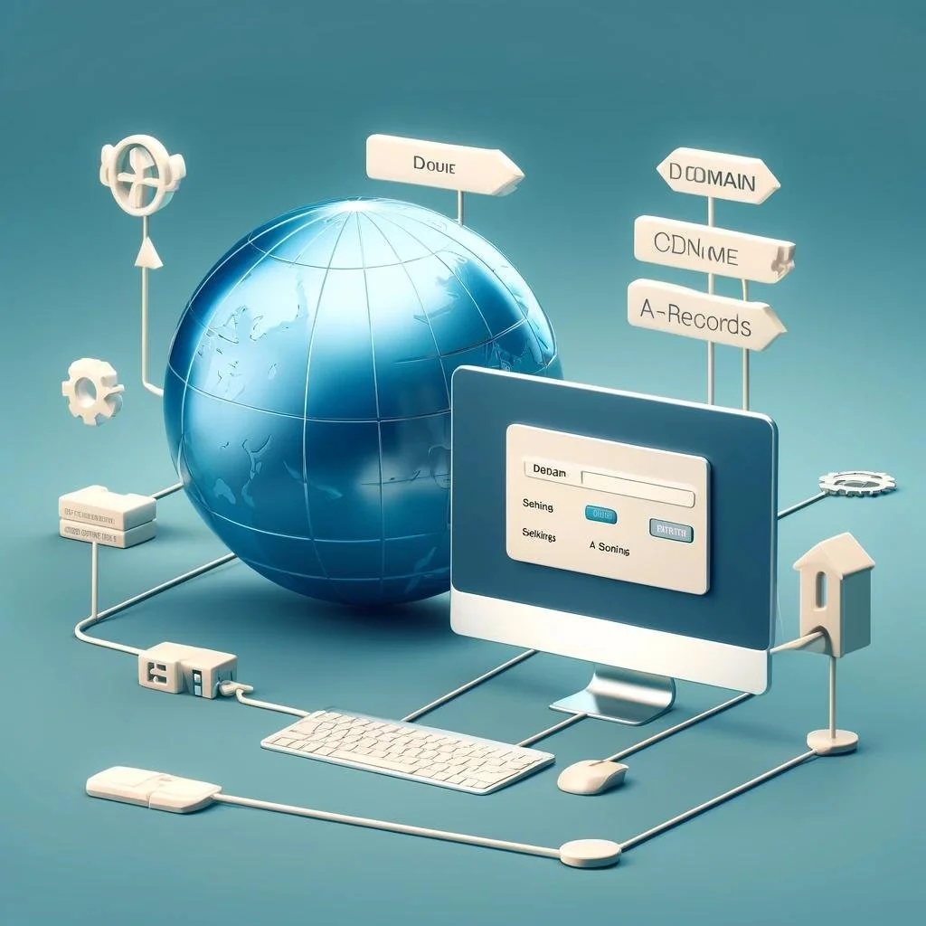 Hvordan kobler jeg et domene til nettsiden min i squarespace?