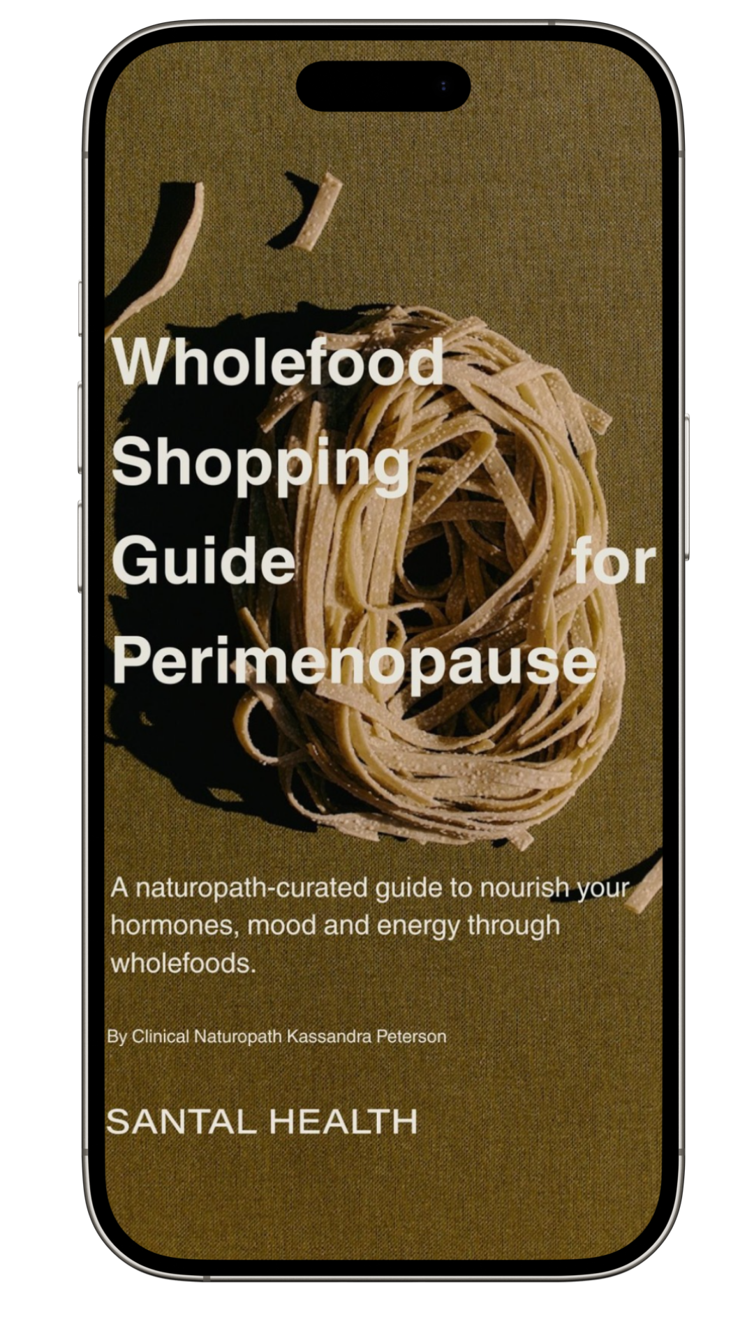 Wholefood Shopping Guide for Perimenopause by clinical naturopath Kassandra Peterson