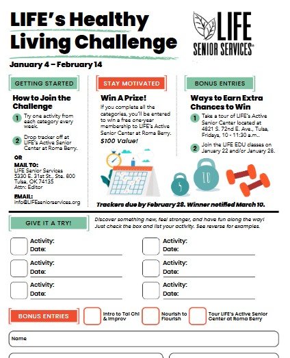 Healthy living challenge