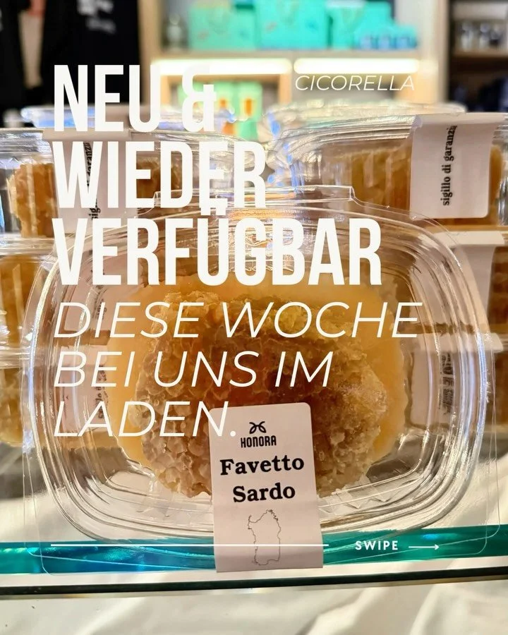 Diese Woche neu bei Cicorella: ein paar frische Favoriten und einige Restocks.
Von Balsamico Bling bis Sardinen-Trends und kleinen Gnochetti.
Jetzt im Laden.