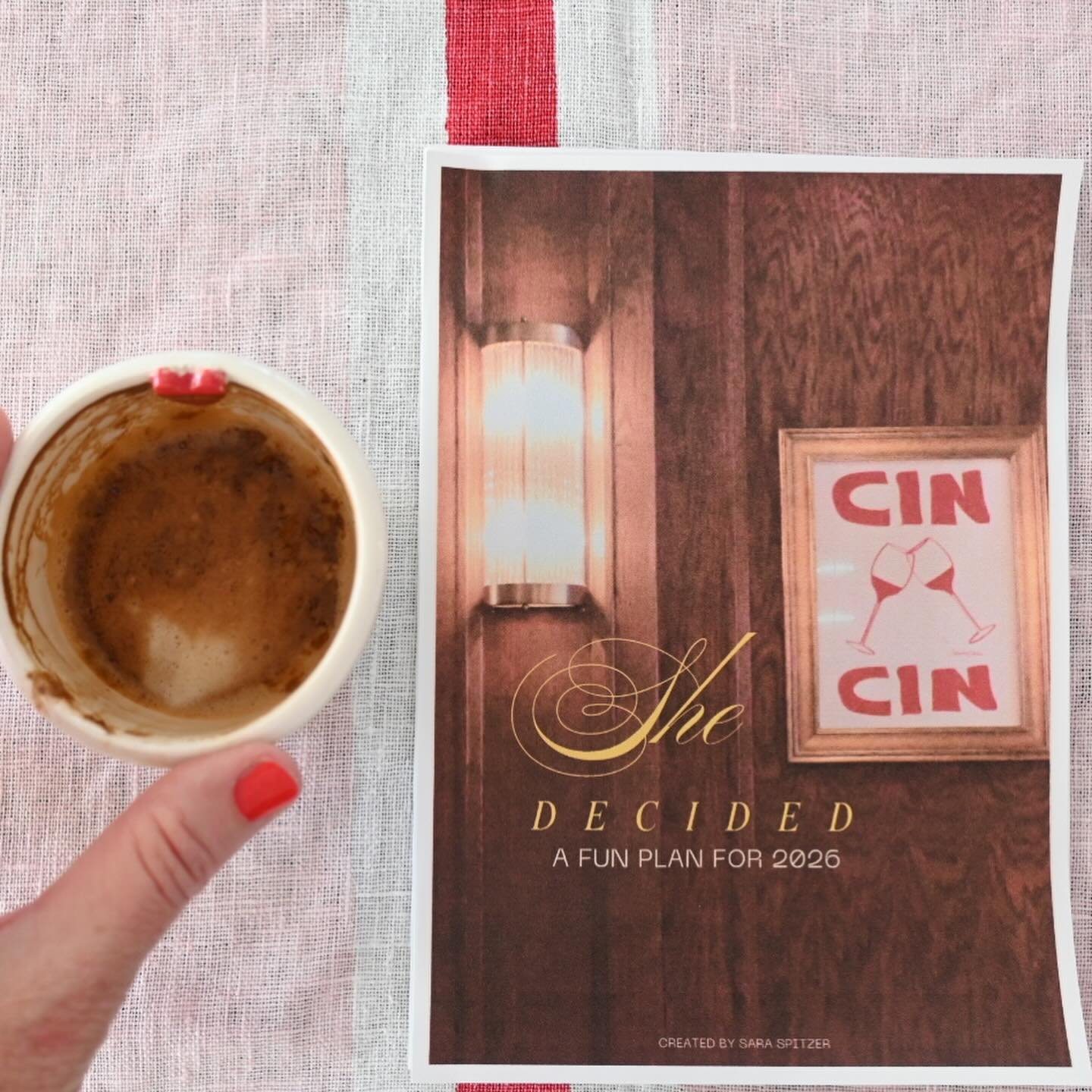 No musts, or shoulds, no scary stats, just a cute list to help you hop, skip and jump into 2026. Lets consider new habits, fresh rituals and a reinvigoration of ourselves. 

Lately I&rsquo;ve been passing by this cute hopscotch near my deli, its outs