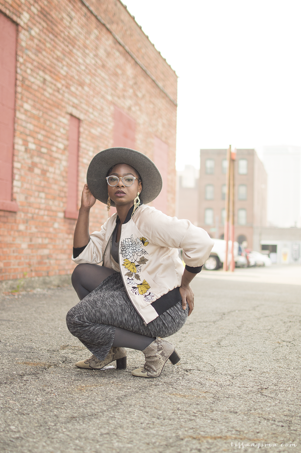 Customize Your Style With E-Shakti|Pink Floral Bomber Jacket