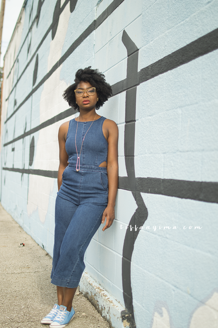 Denim Culotte Jumpsuit | Outfit Inspiration