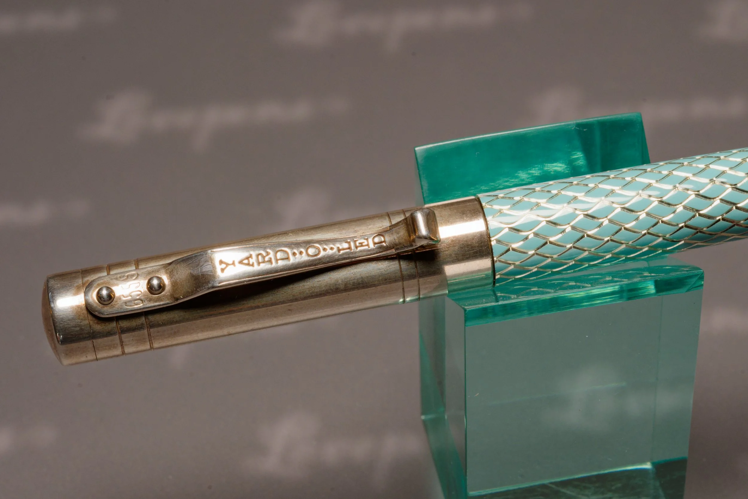 Yard-O-Led Pocket Esprit Silver Ballpoint, Blue