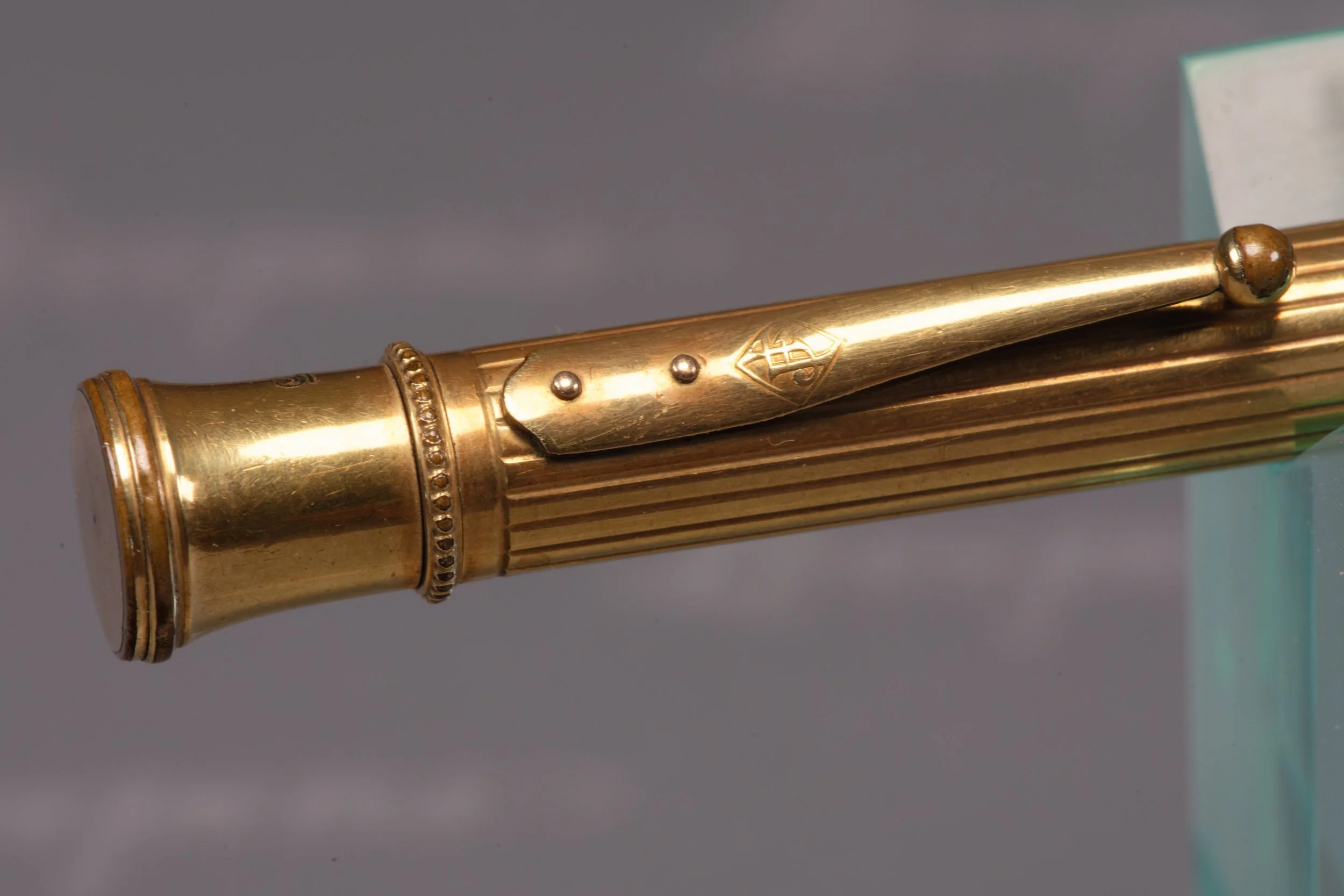 Waterman Jif Pencil, Gold Filled, Striped