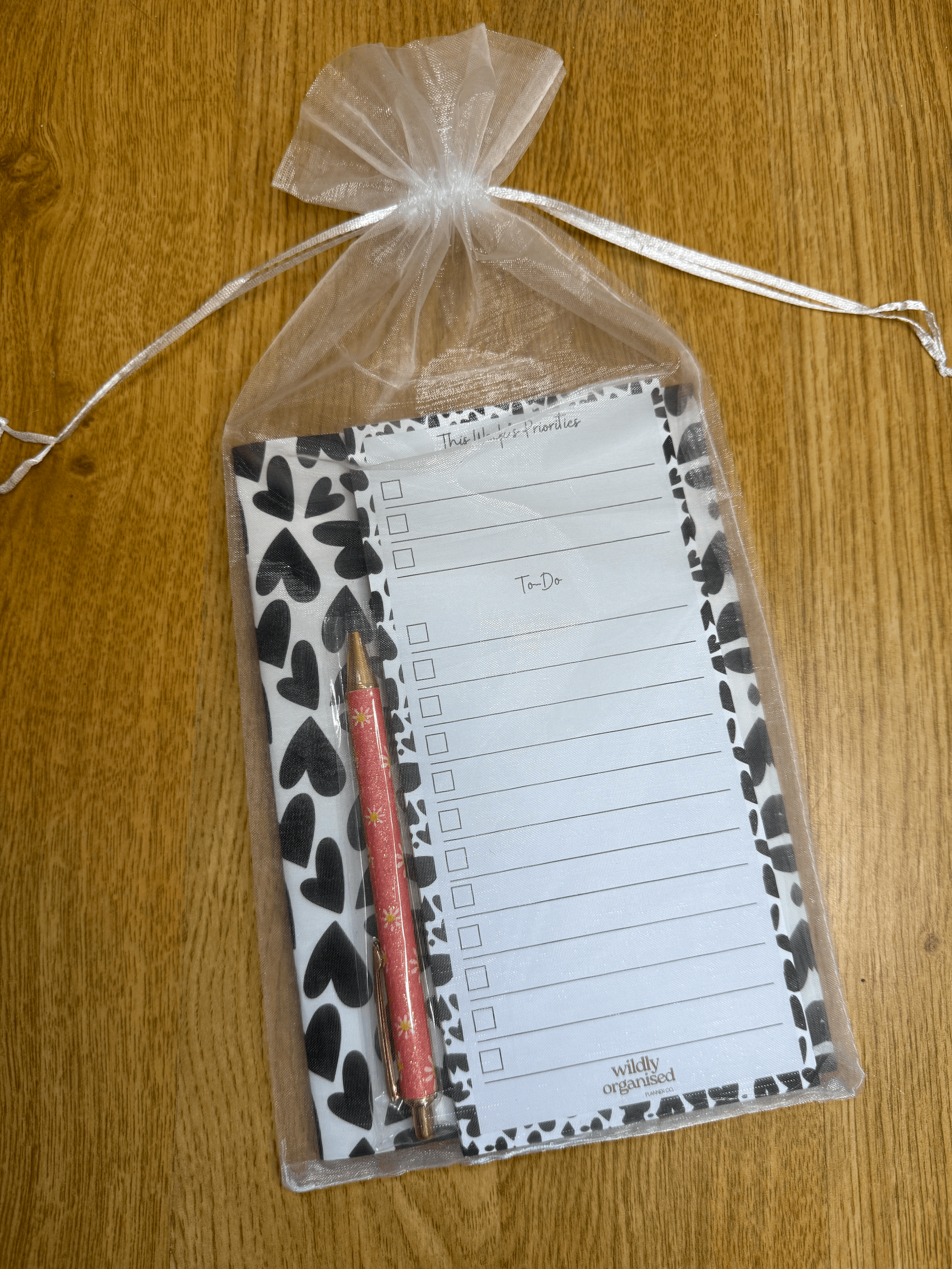 Midnight Hearts Notebook and To-Do Bundle