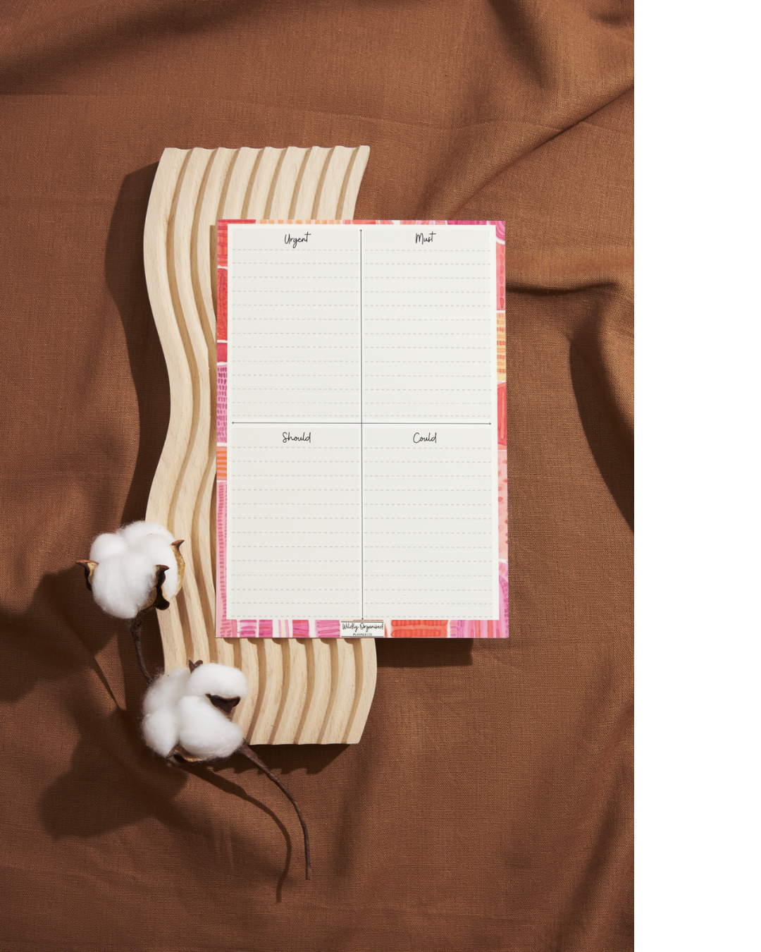 Sunset Vibes Quadrant To-Do List Tear Off Pad