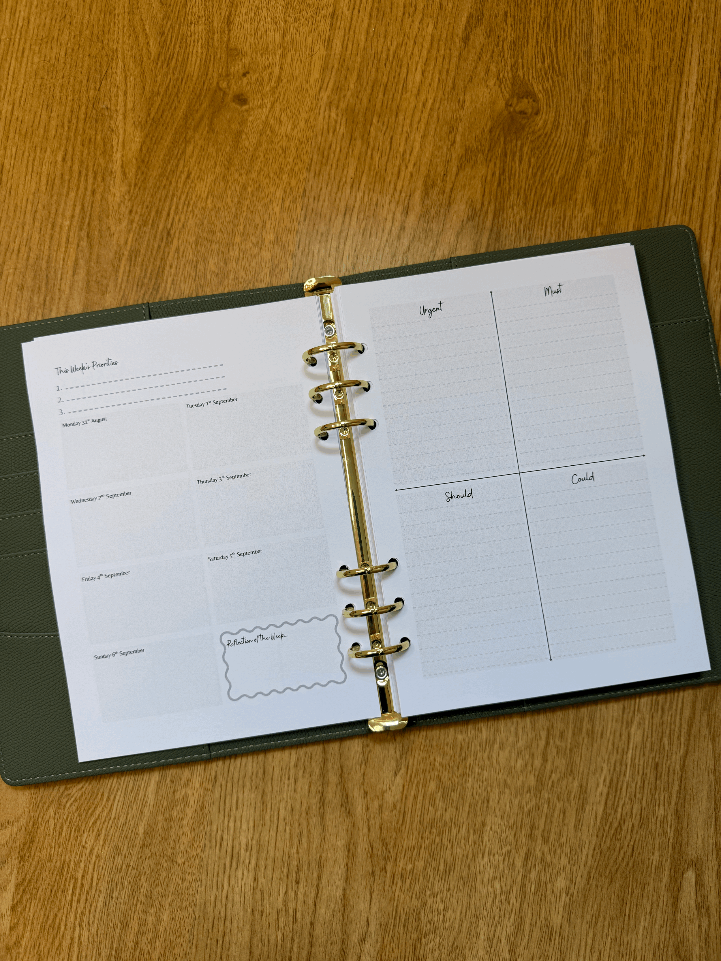 Weekly Planner Insert (PRE-SALE)