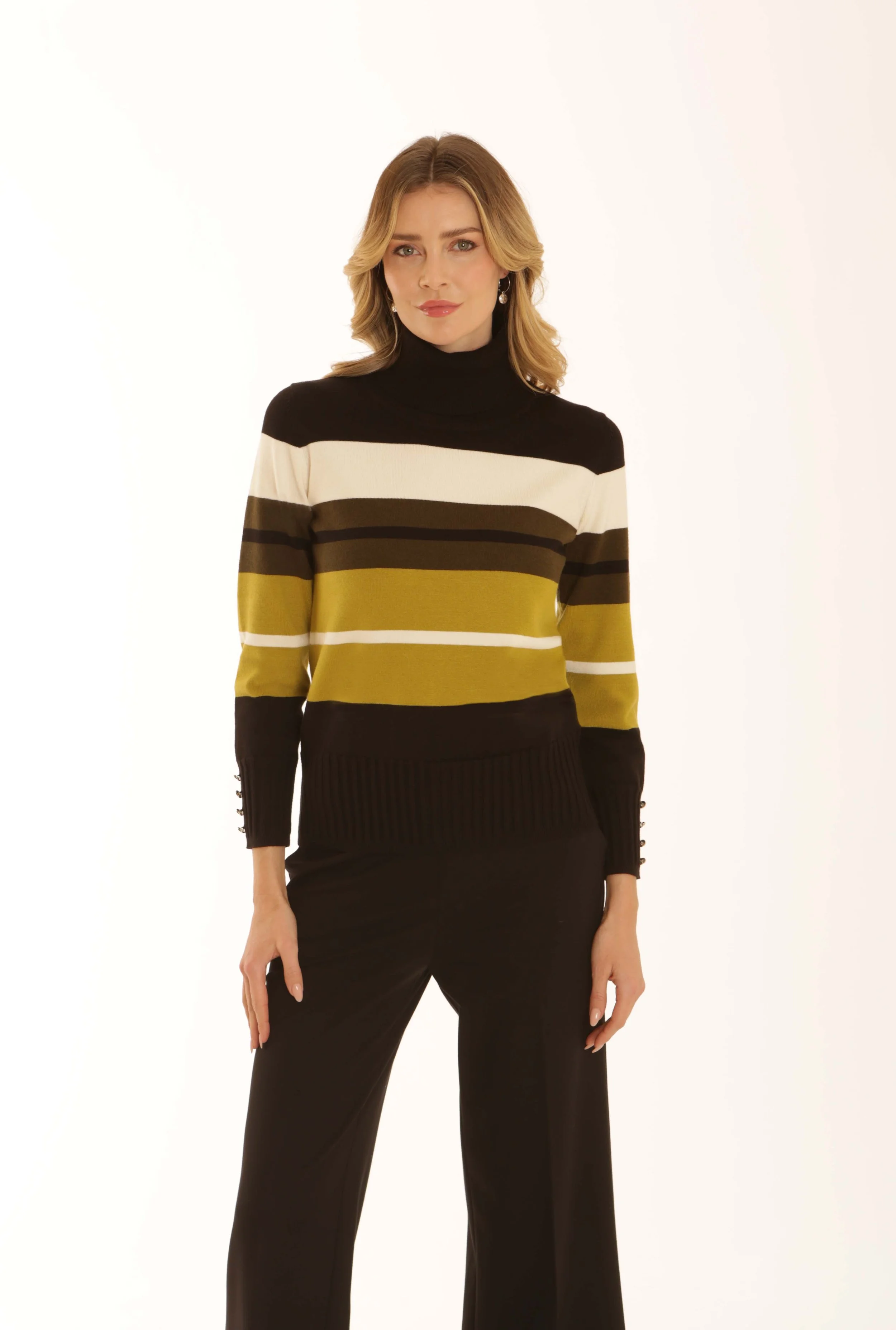 22658 multi stripe cowl neck jumper lime.jpg