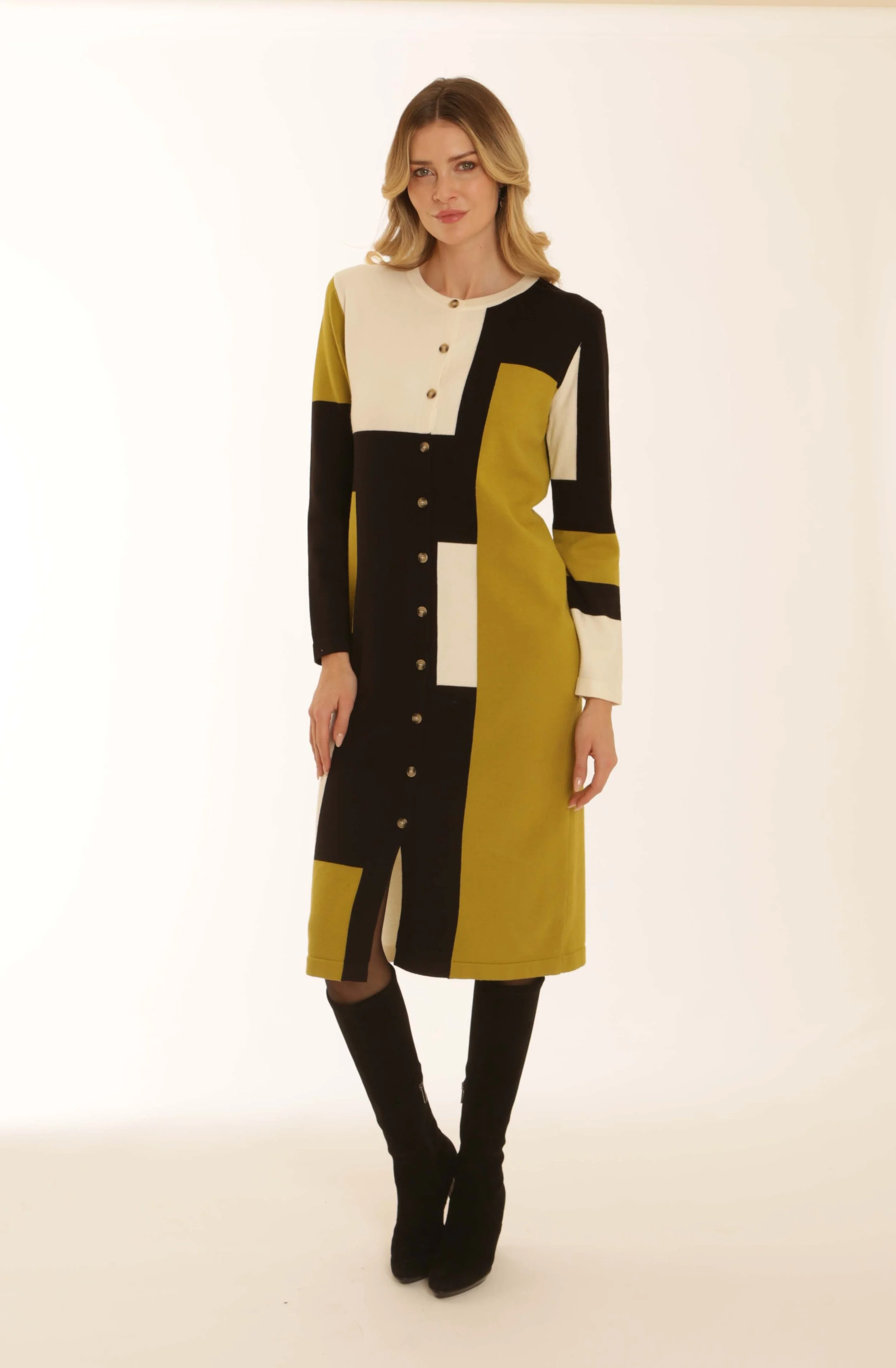 22654 long colour block cardigan lime.jpg