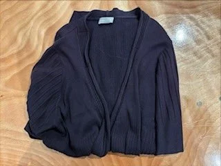 Dark Blue cardigan - Per Una - left 30/08/26 Evening service. 