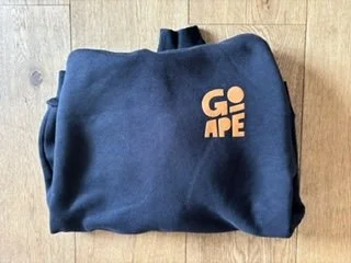 Black Go Ape hoody - age 10-11 yrs - left LHH 13.9.26