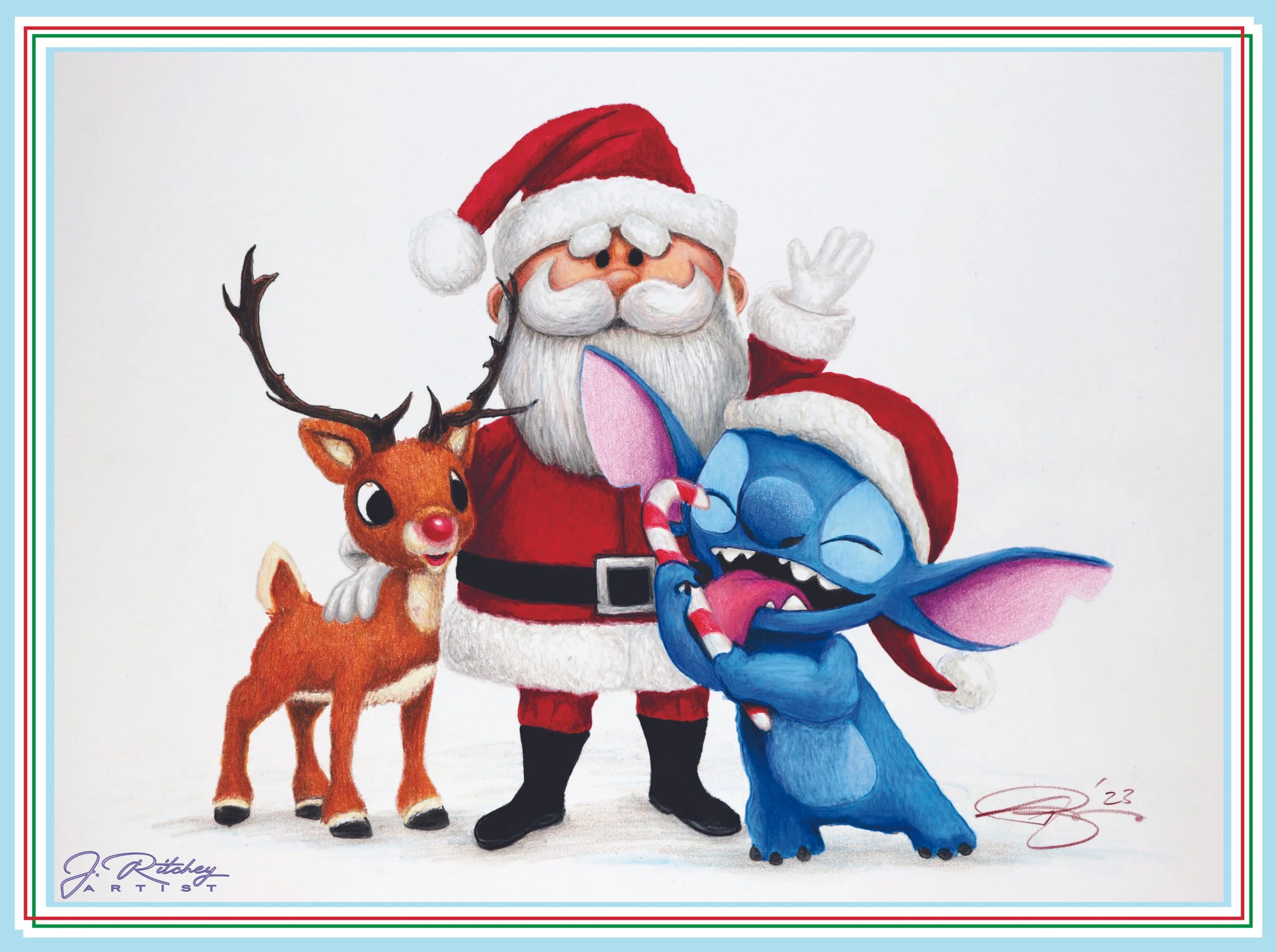 Stitch & Xmas Friends