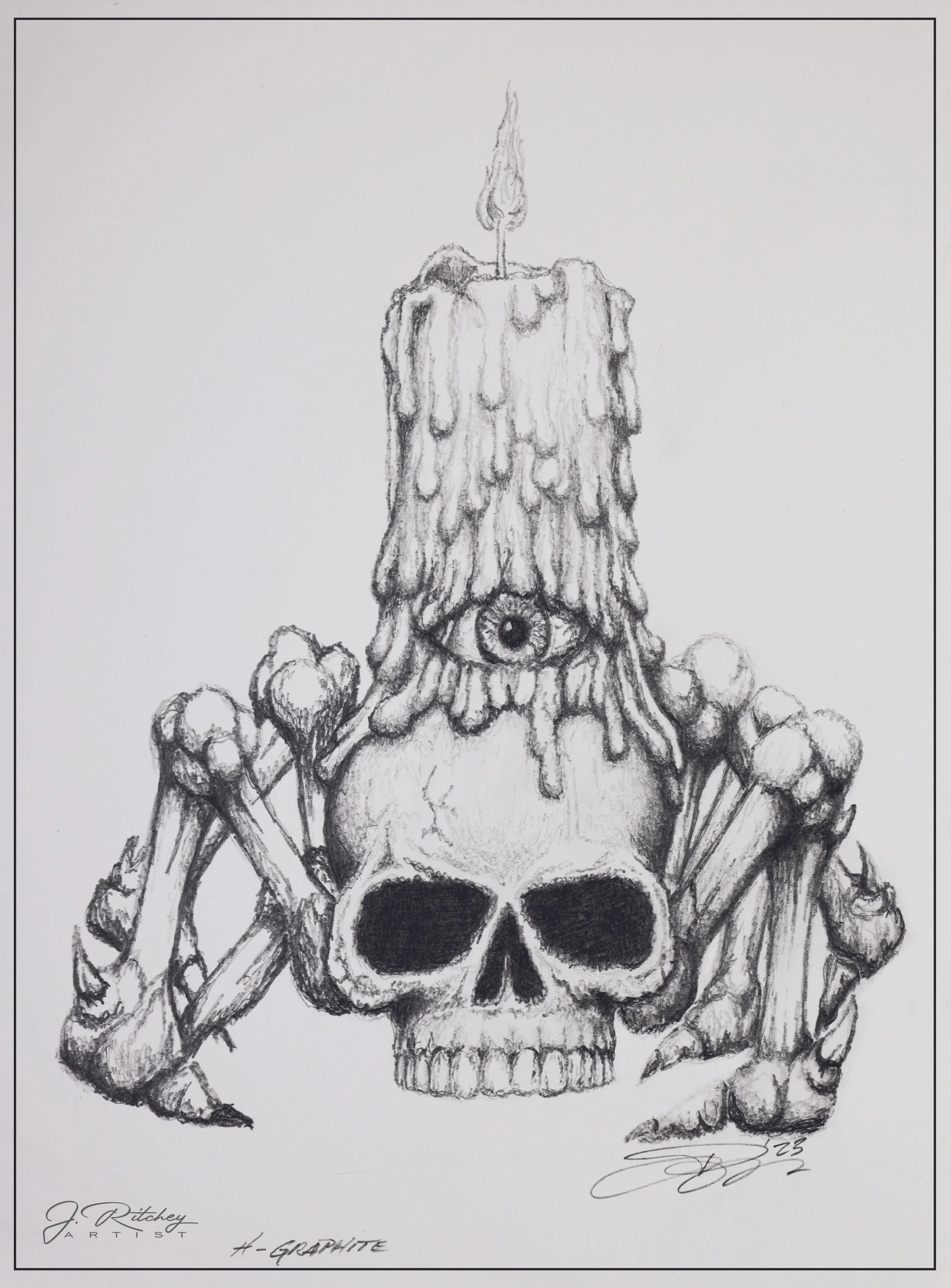 Eye Candle On Skull