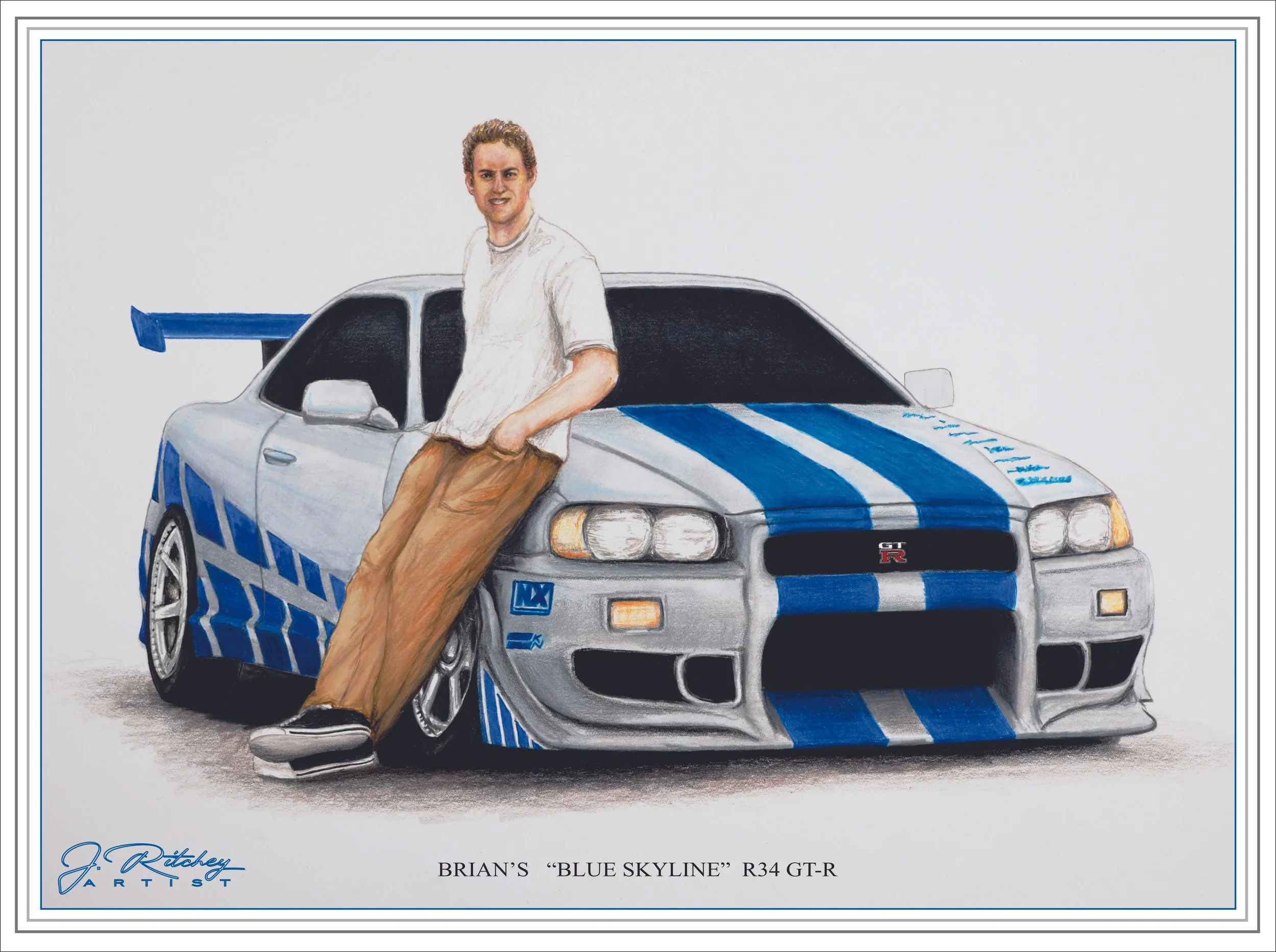 Brian's Blue SkyLine GTR