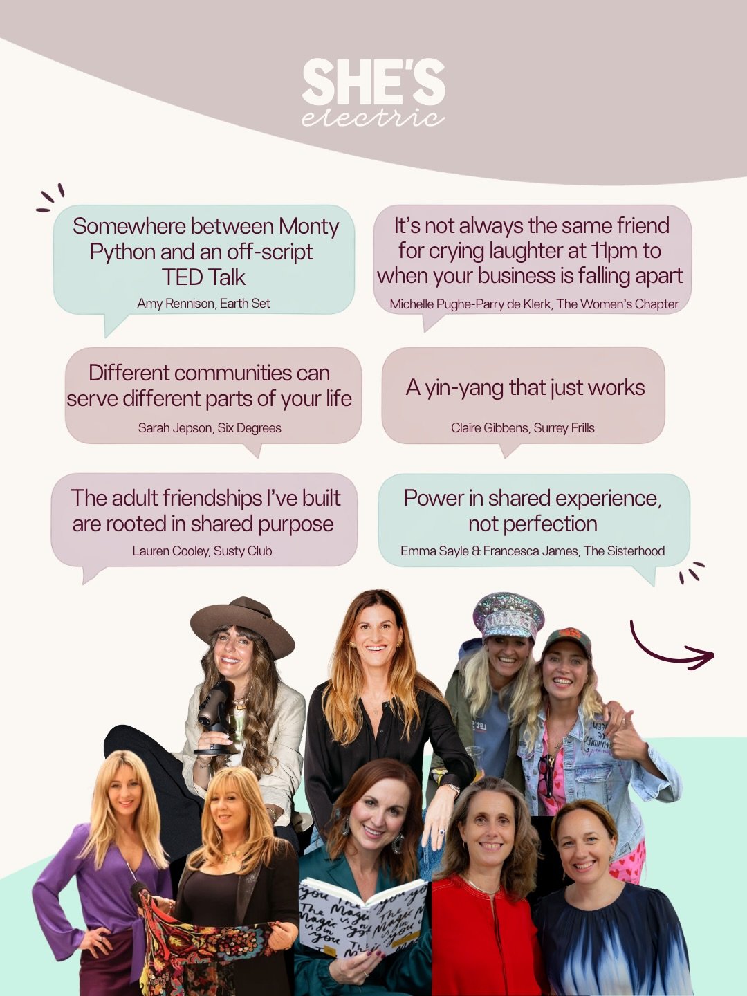 We want to spotlight the amazing communities we know and love, and the women behind them ✨

Because finding your people as an adult isn&rsquo;t always straightforward. Community plays a big part in that - creating spaces that bring people together, s