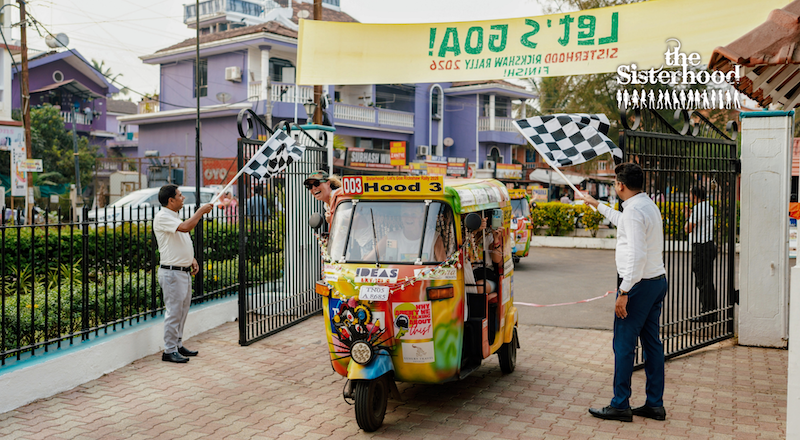 The Sisterhood a the Rickshaw rally