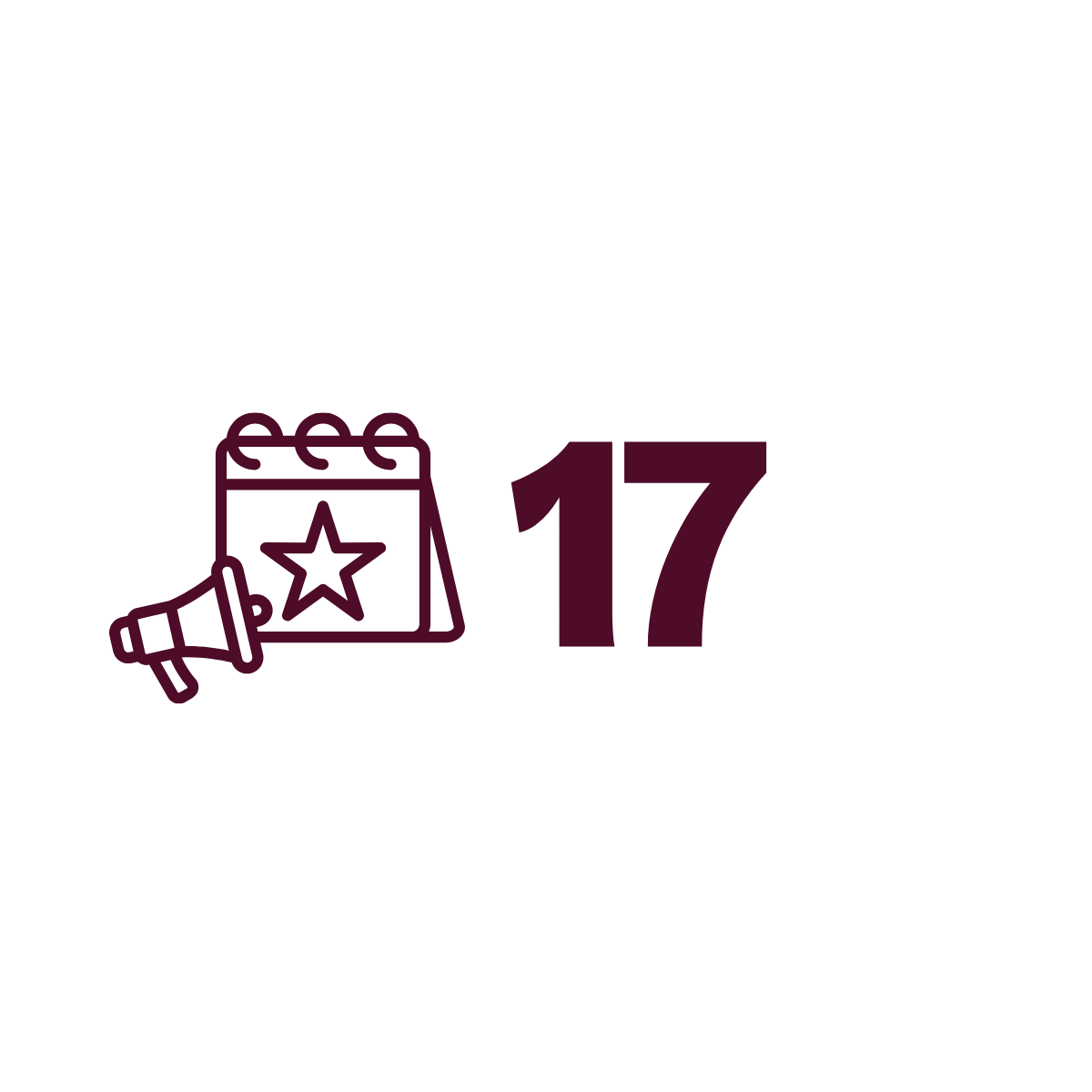 17 events graphic