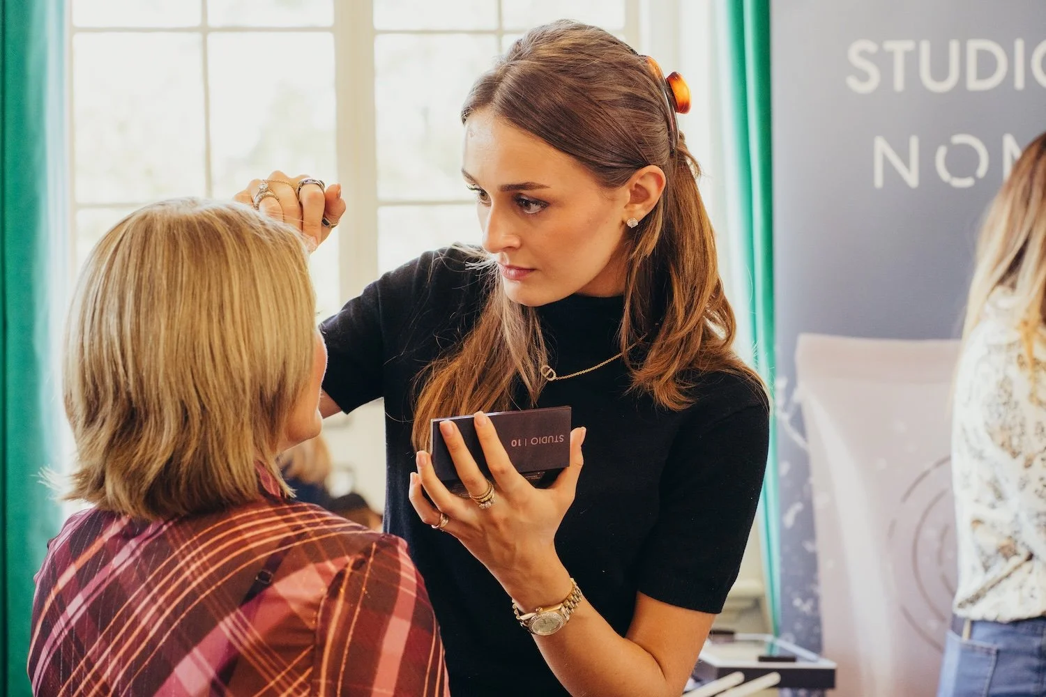 Makeover at a She's Electric event wit Studio 10