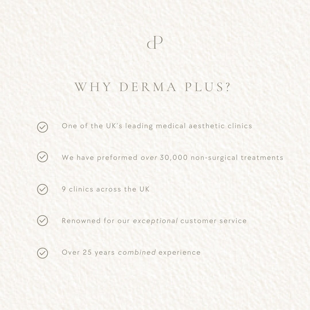 Why choose Derma Plus?

As non-surgical treatments are becoming increasingly popular, why would you pick DP?

1.  All our practitioners are registered medical professionals and we are advanced trained in all non-surgical treatments that we offer
2. O