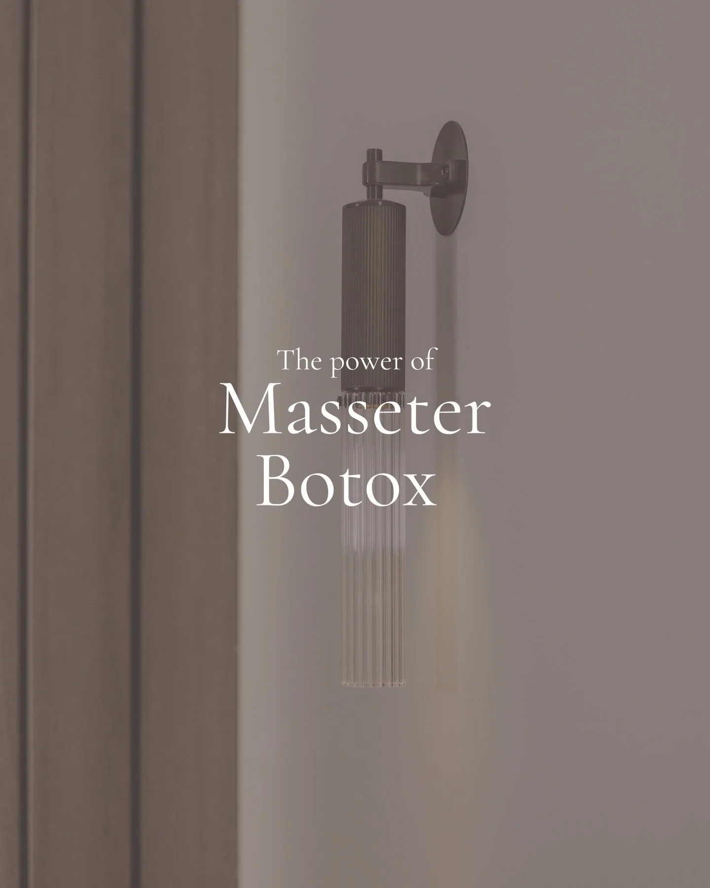 Masseter Botox isn&rsquo;t just for jawline slimming..it&rsquo;s for comfort and confidence ✨

By relaxing an overworked muscle we can ease tension, reduce clenching and refine your lower face.

If you are interested in this treatment a consultation 