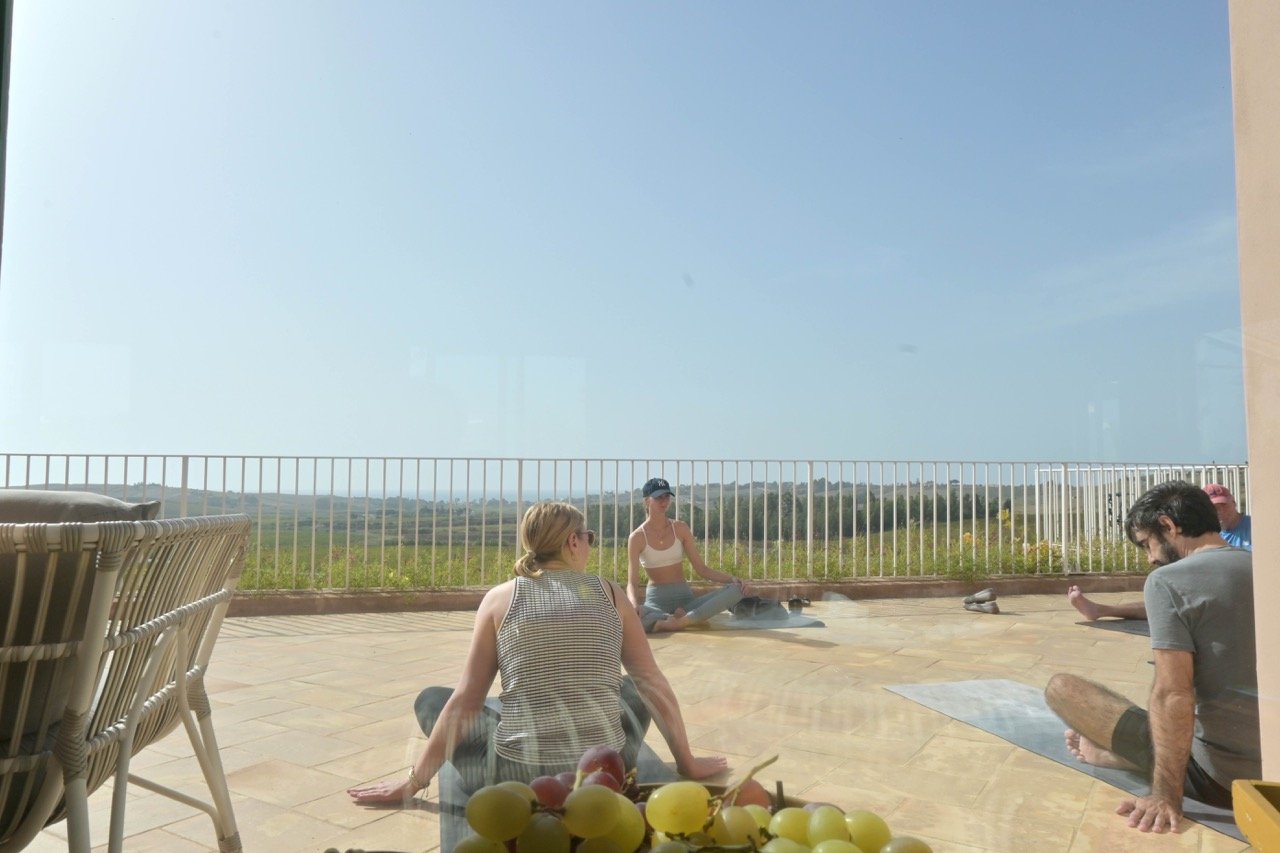 Yoga Retreat Sicily 2023 Alexandra Meffert luxury art wine tasting Planeta winery24.jpeg