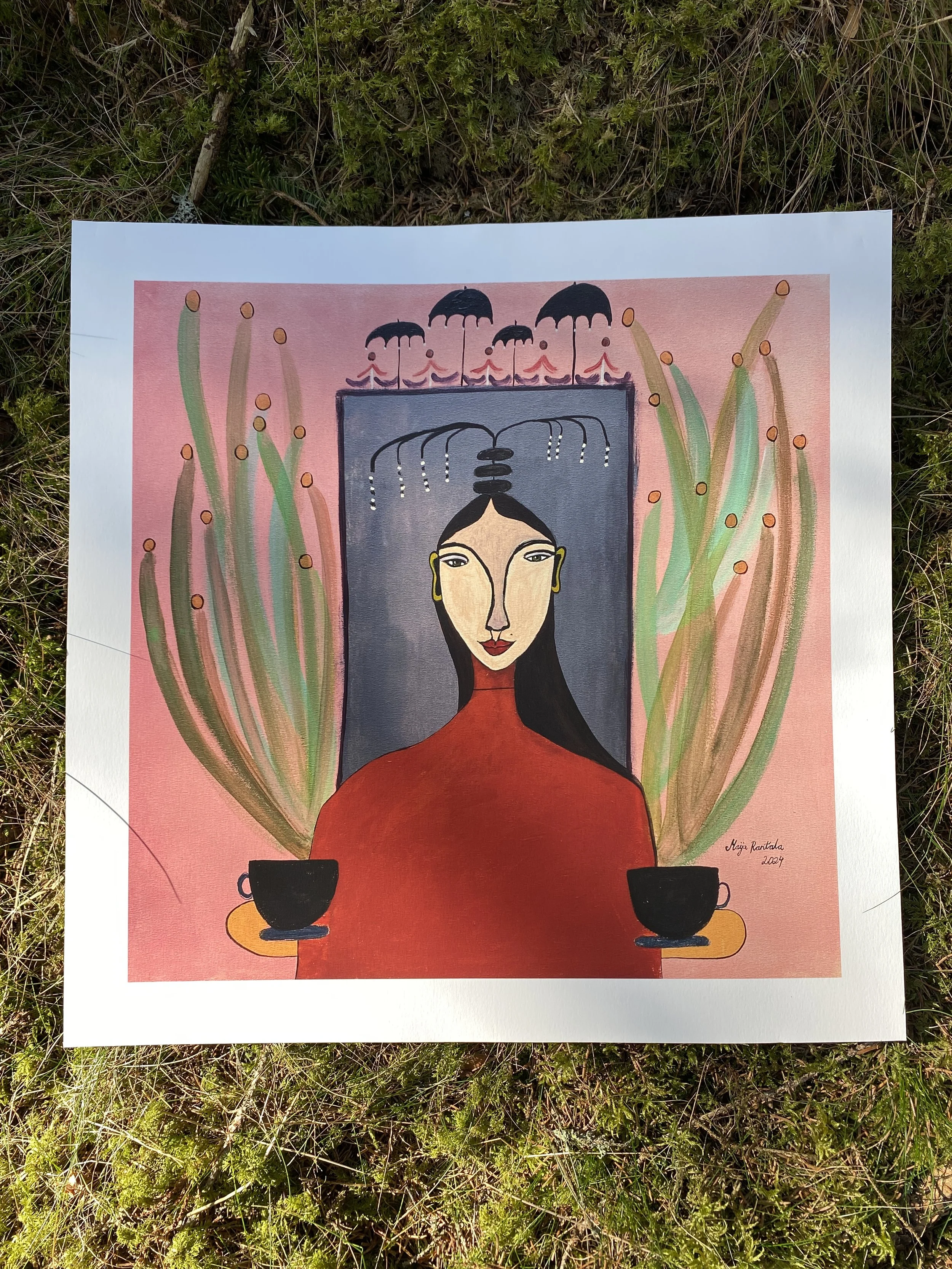 I Collect Teardrops In My Teacups (print)