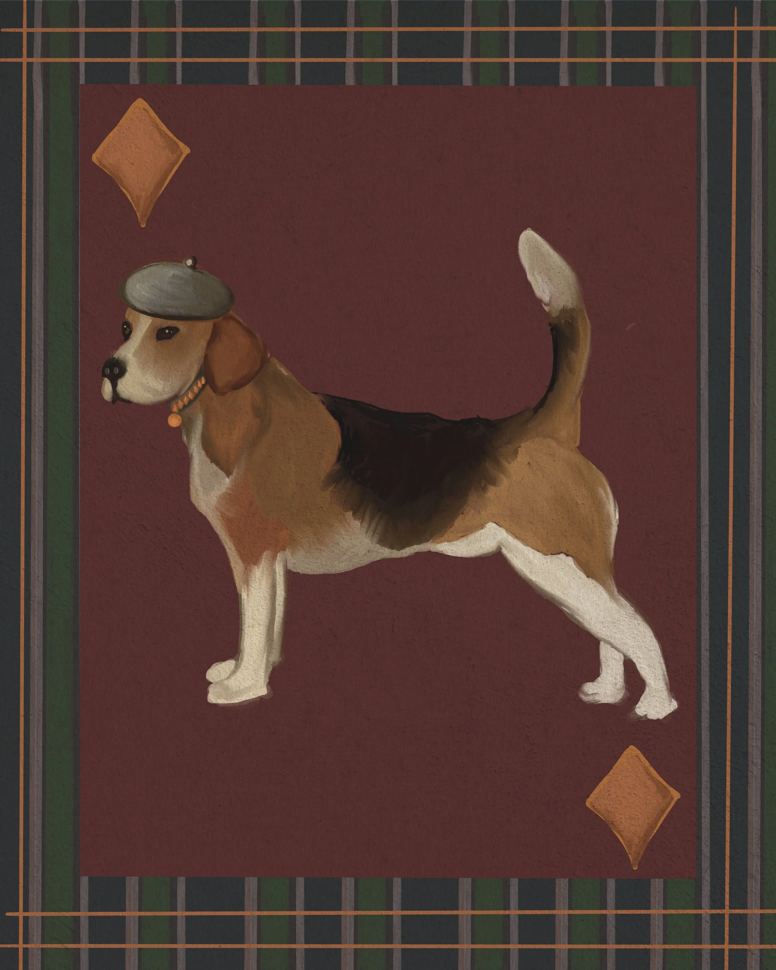 Print of Beagle