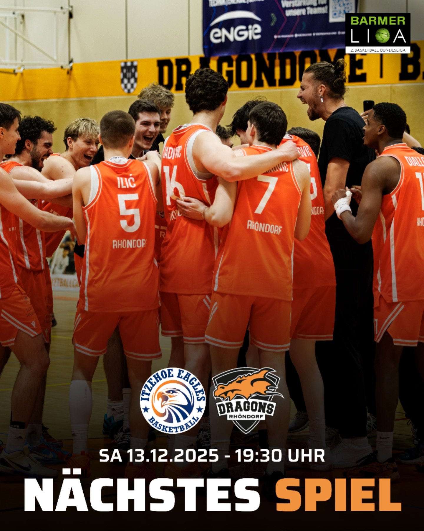 𝐌𝐢𝐭 𝐩𝐨𝐬𝐢𝐭𝐢𝐯𝐞𝐫 𝐄𝐧𝐞𝐫𝐠𝐢𝐞 𝐧𝐚𝐜𝐡 𝐈𝐭𝐳𝐞𝐡𝐨𝐞 𝐫𝐞𝐢𝐬𝐞𝐧! 

Am heutigen Samstag (13.12., 19:30 Uhr) wartet auf die Dragons ein &auml;hnliches Kaliber wie es zuletzt Bernau war. Itzehoe ist zwar &bdquo;nur&ldquo; Tabellenvierter, 