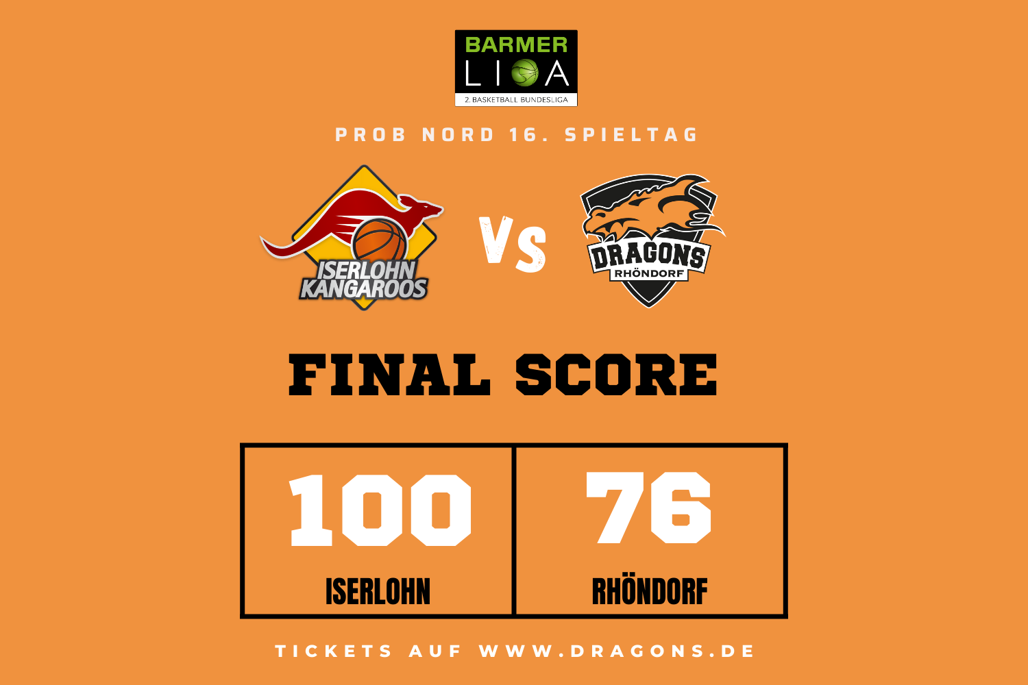 Dragons waren gegen die Kangaroos chancenlos!