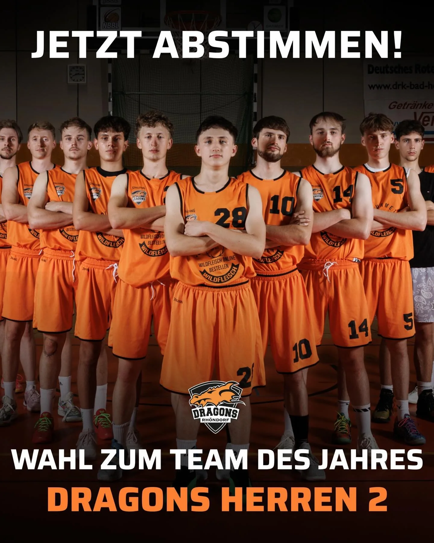 𝐖𝐀𝐇𝐋 𝐙𝐔𝐌 𝐓𝐄𝐀𝐌 𝐃𝐄𝐒 𝐉𝐀𝐇𝐑𝐄𝐒

Bei der vom K&ouml;lner Stadt Anzeiger organisierten Sportlerwahl im Rhein-Sieg-Kreis wurde die Herren 2 der Dragons als &bdquo;Mannschaft des Jahres 2025&ldquo; nominiert! Seit dem 24. Januar und noch bi