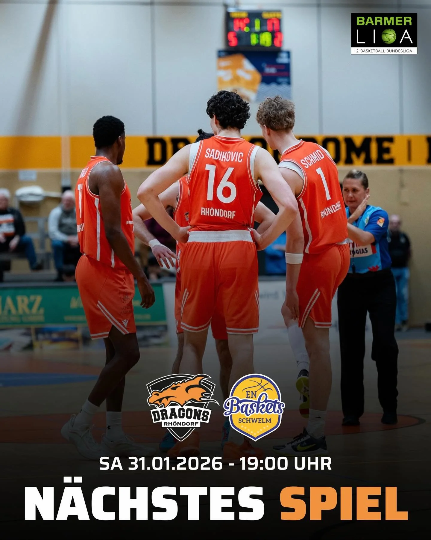𝐖𝐢𝐫 𝐡𝐚𝐛𝐞𝐧 𝐯𝐨𝐥𝐥𝐞𝐬 𝐕𝐞𝐫𝐭𝐫𝐚𝐮𝐞𝐧 𝐢𝐧 𝐝𝐢𝐞 𝐣𝐮𝐧𝐠𝐞 𝐌𝐚𝐧𝐧𝐬𝐜𝐡𝐚𝐟𝐭! 

Nach zuletzt zwei deutlichen Niederlagen gegen Essen und Herten erwarten die Fans am heutigen Samstag (31.01., 19:00 Uhr) wieder ein anderes Gesicht ihre