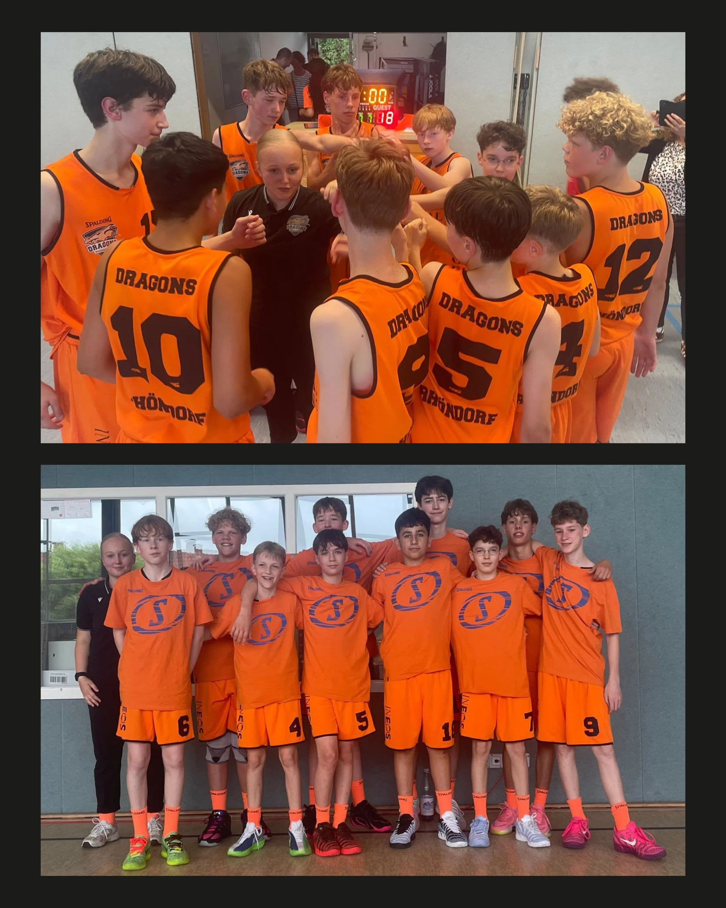 🔥 𝐔𝟏𝟒 𝐛𝐞𝐢𝐦 𝐓𝐮𝐫𝐧𝐢𝐞𝐫 𝐢𝐧 𝐋𝐞𝐞𝐫 🔥

Am vergangenen Wochenende war die U14.1-Mannschaft der Dragons Rh&ouml;ndorf der vergangenen Saison beim Paulberger Cup in Leer zu Gast. In der Kategorie U14 m&auml;nnlich traten insgesamt 32 Teams 